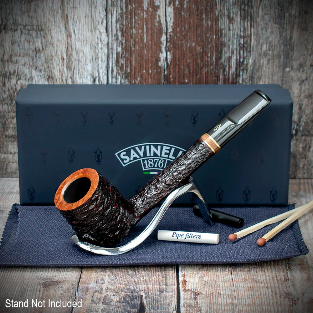 Savinelli Porto Cervo Rustic 806 - 6mm Briar Pipe
