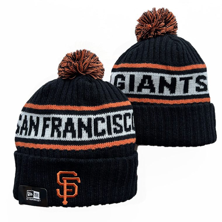 San Francisco Giants  Cuffed Knit Hat with Pom