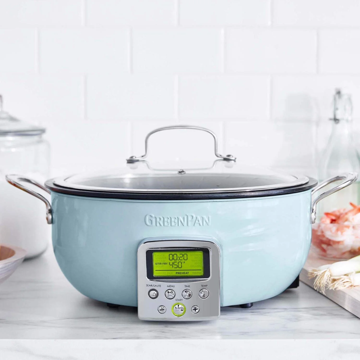 GreenPan Elite 6-Quart Essential Smart Skillet | Black