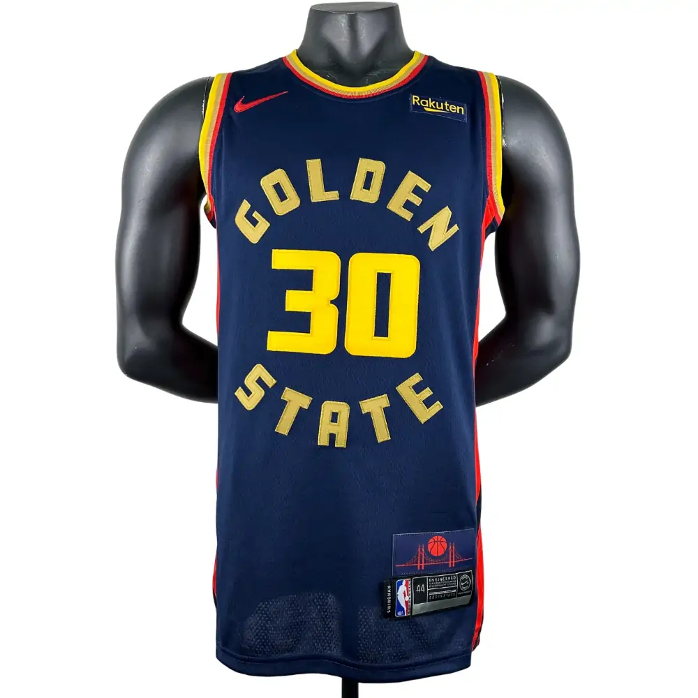 Embroidery 25th season Warriors City Edition No. 30 Curry