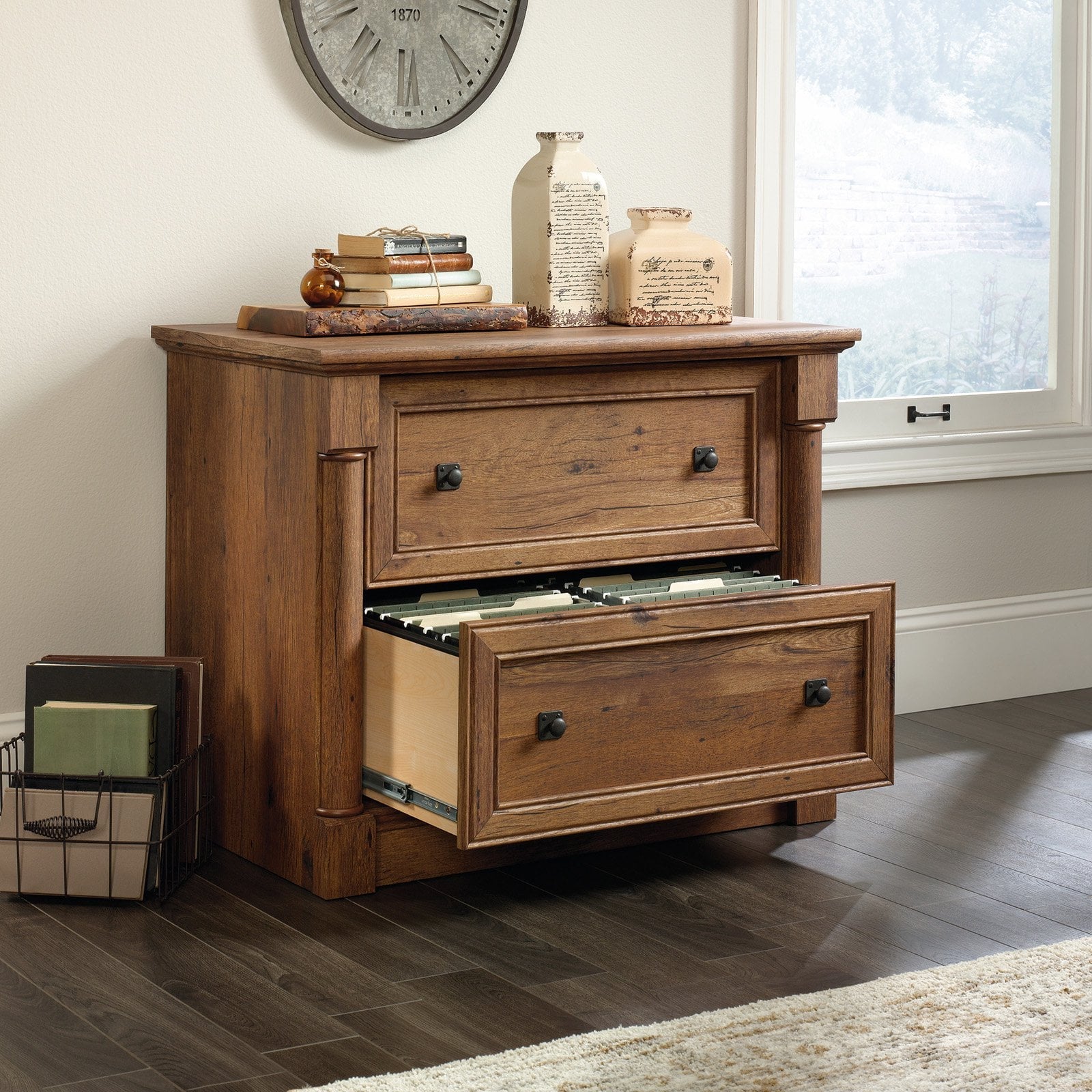 Sauder 420607 Palladia  Lateral File, Vintage Oak? Finish