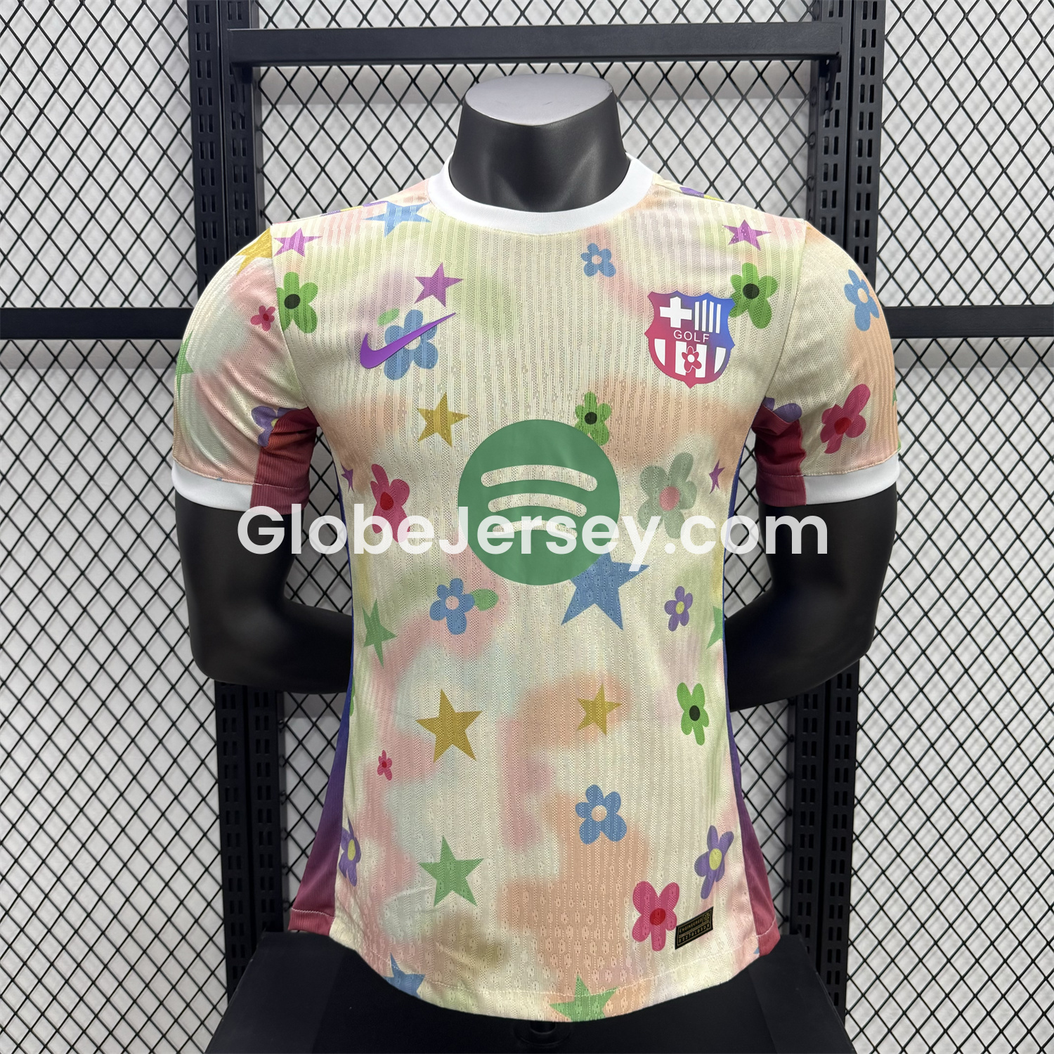 Barcelona 25-26 Golf Color Petals Special Yellow Jersey - Player Version