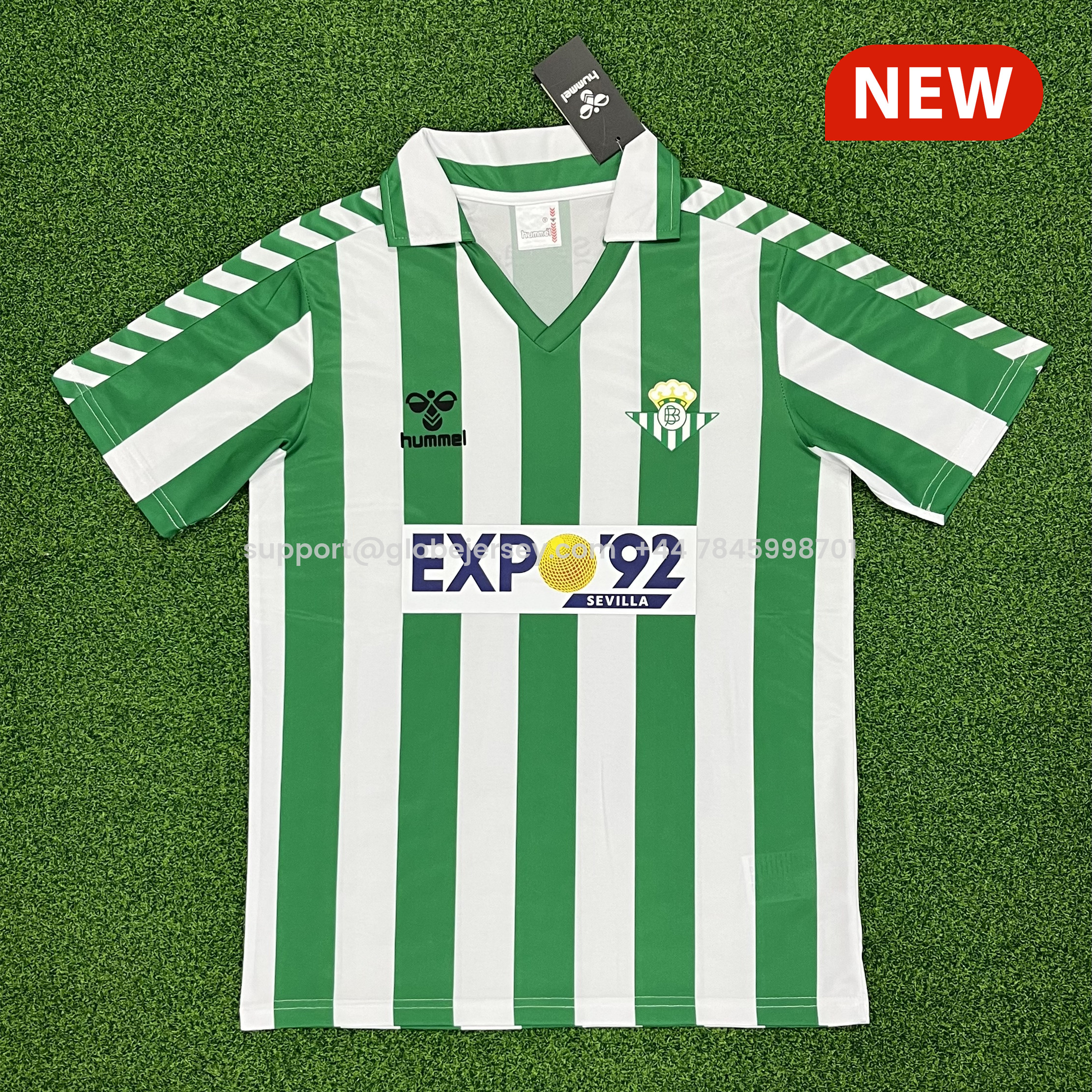 Retro Real Betis 1988-89 Home Stadium Jersey