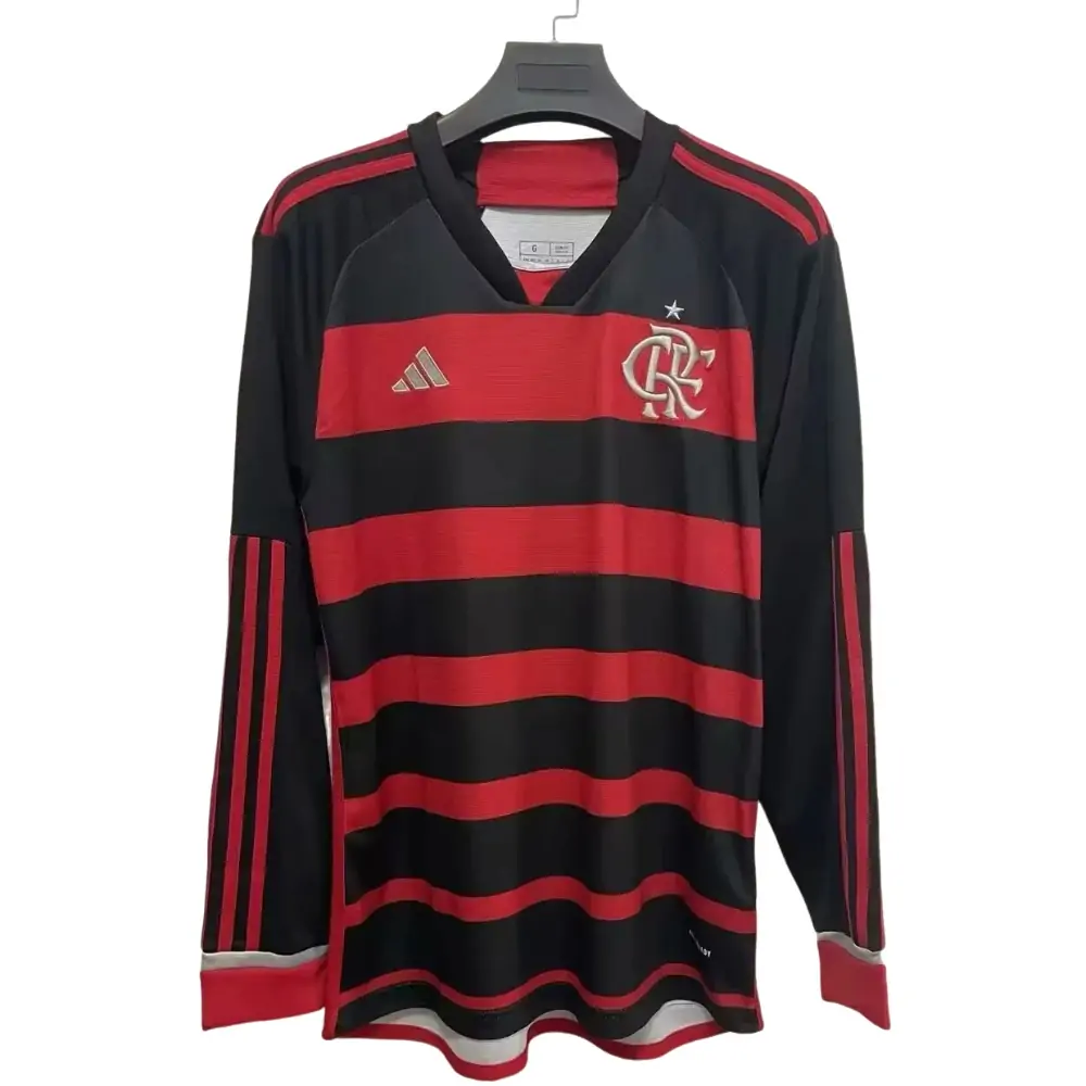 2024/25 Flamengo Home Fan Edition Long Sleeve Jersey