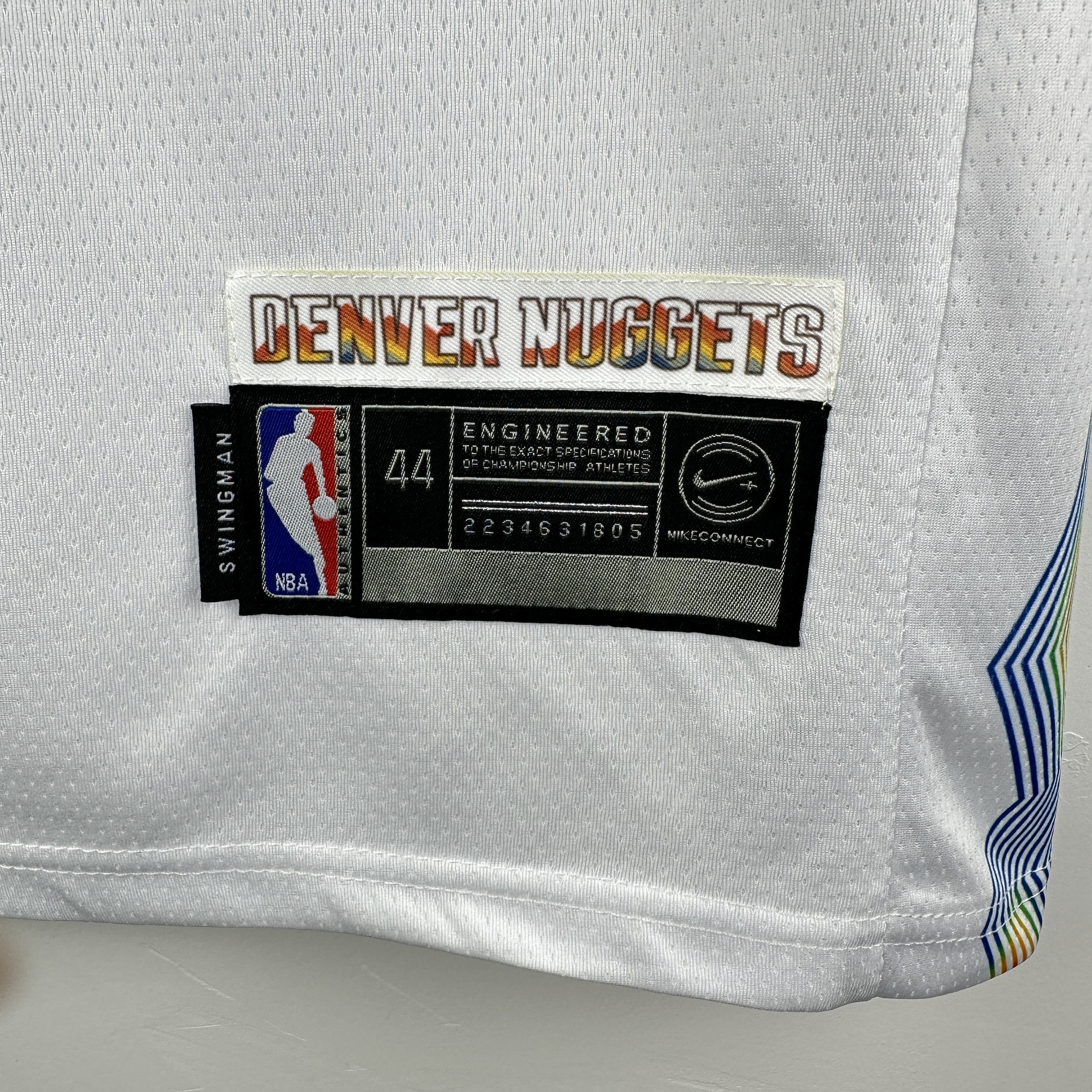 Embroidery 25th season Nuggets City Edition No. 15 Jokic