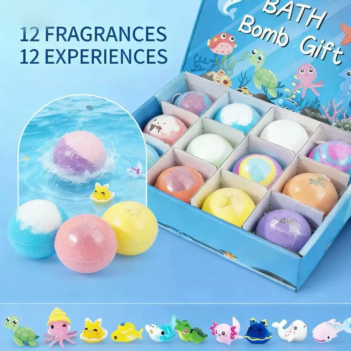 🔥 LAST DAY 55% OFF - 🛁 ✨ Natural Bath Bombs for Kids with Mega Bubbles & Surprise Inside 🦄 Same as in the video