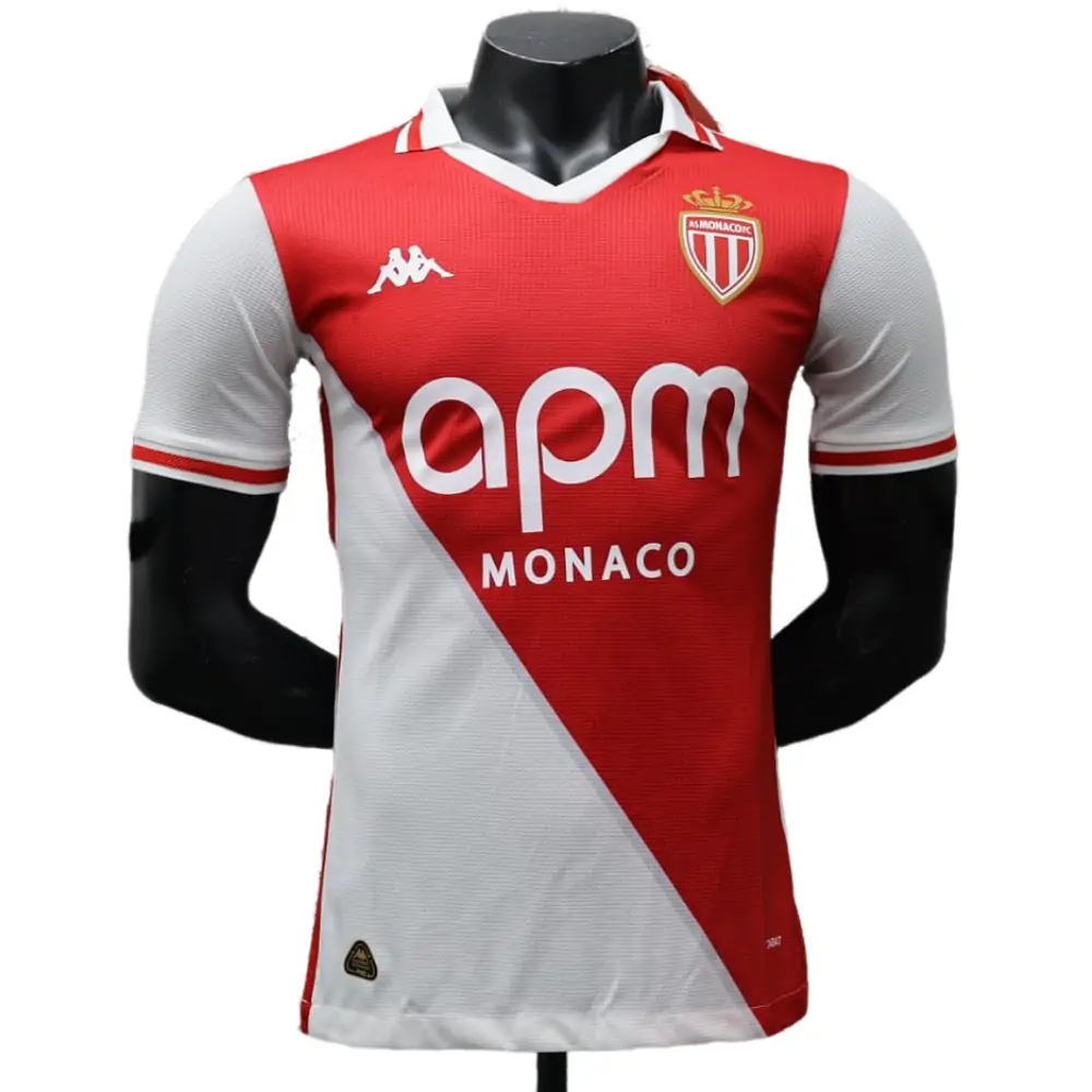 2024-25 AS Monaco Home kit - Short Sleeve Player Edition