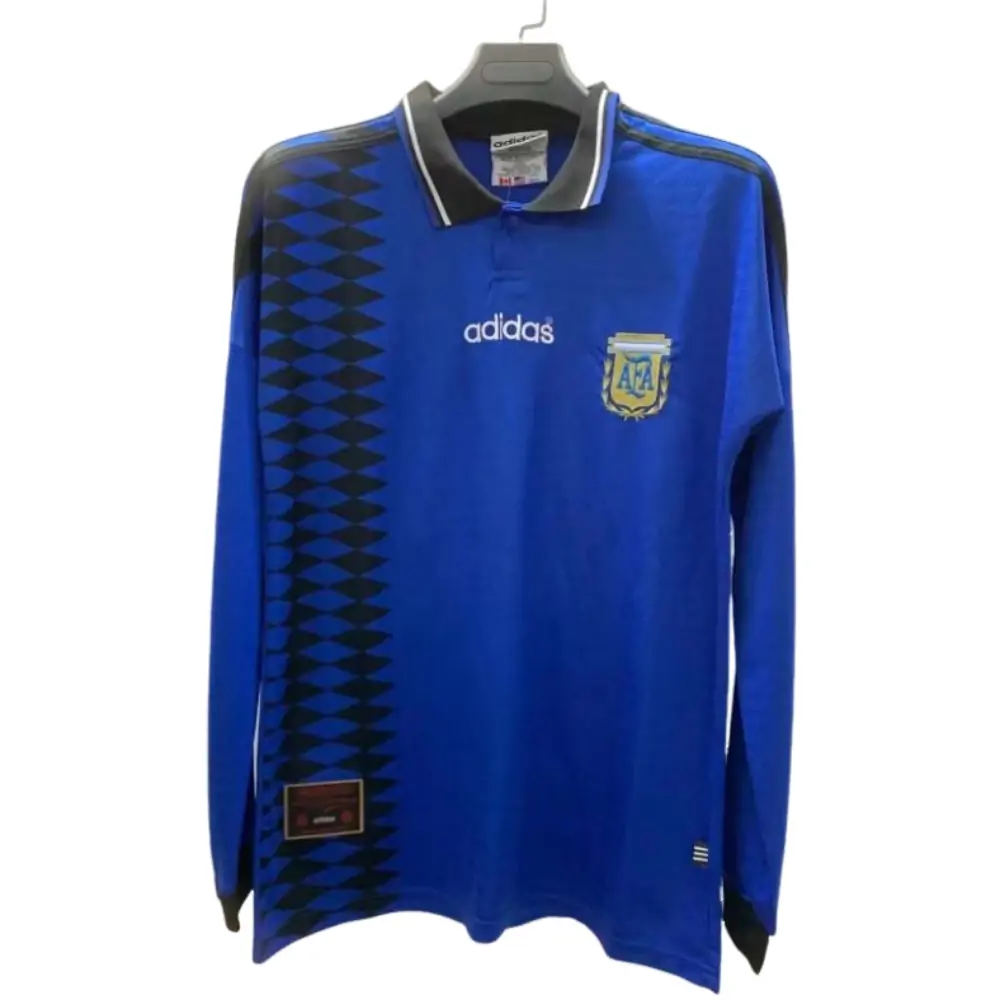 1994 Retro Long Sleeve Argentina National Team Away Football Shirt 1:1 Thai Quality