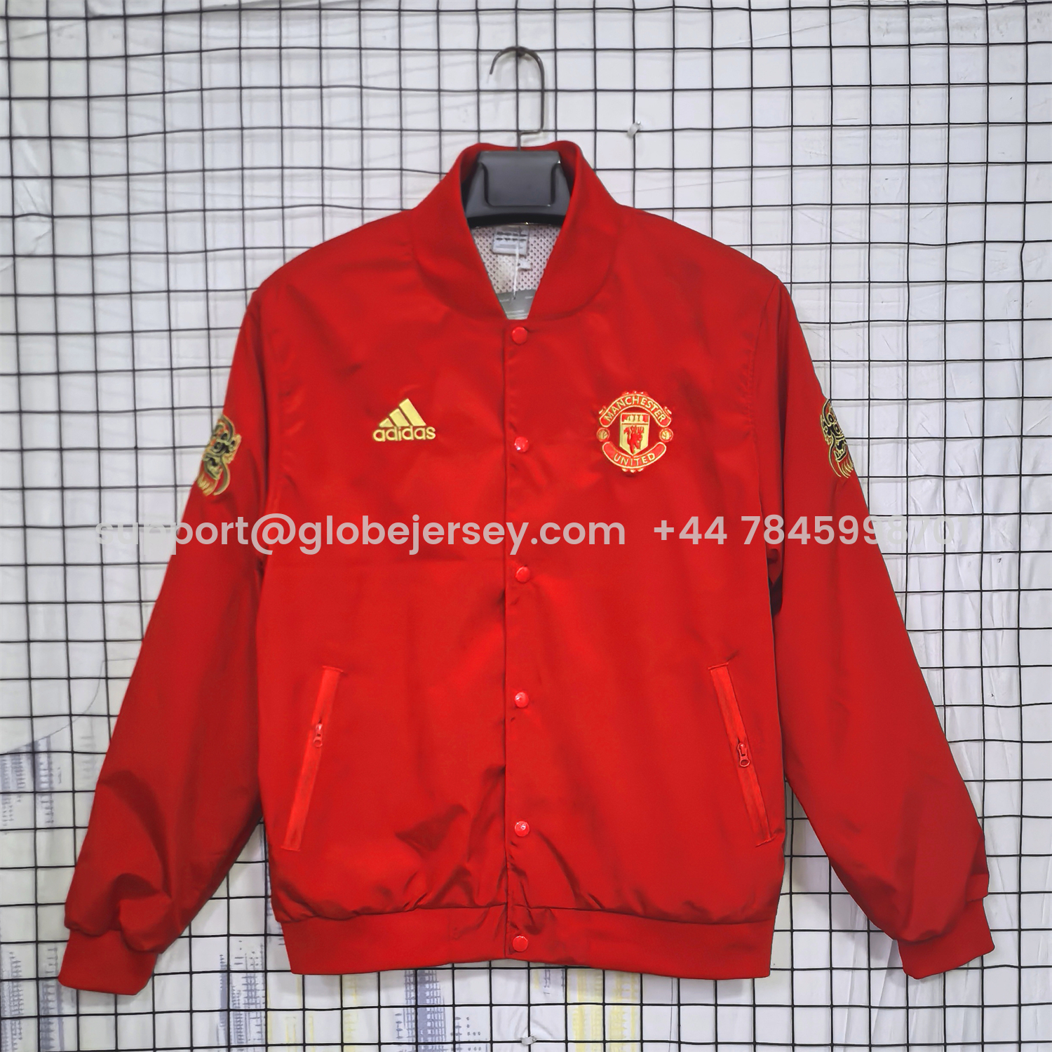 Retro Manchester United 2019-20 Red Windbreaker Jacket