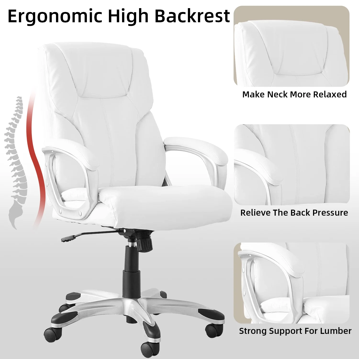 ExOffice Executive Office Chair Desk Chair Comfy Computer Chair Home Office Desk Chair,Brown