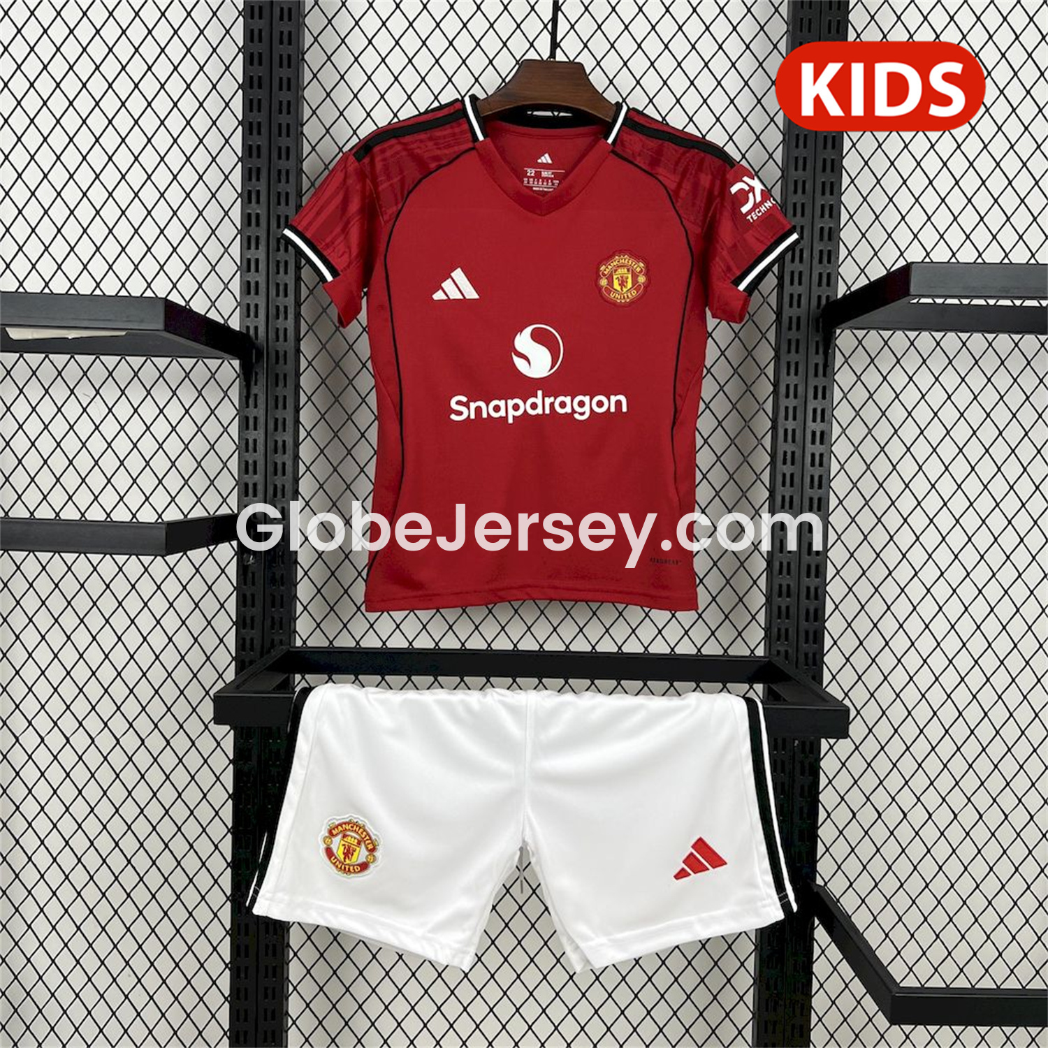Manchester United 25-26 Home Kids Kit
