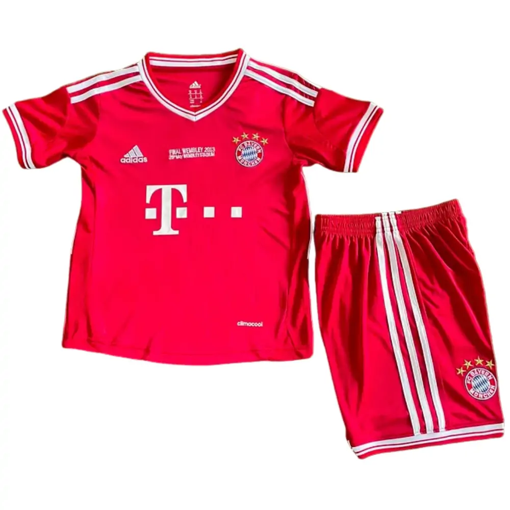 2013-14 Bayern Munich Home Retro Children's Jersey Set - Fans Edition