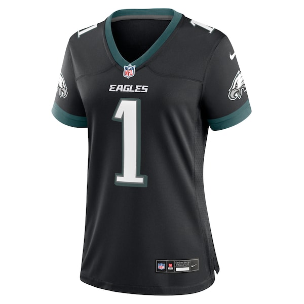 Women's Philadelphia Eagles Jalen Hurts Black Alternate Jersey