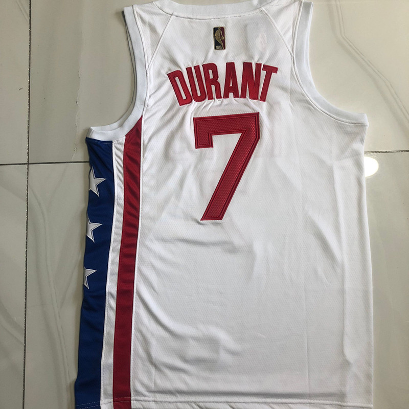 Kevin Durant Brooklyn Nets White 7 MN