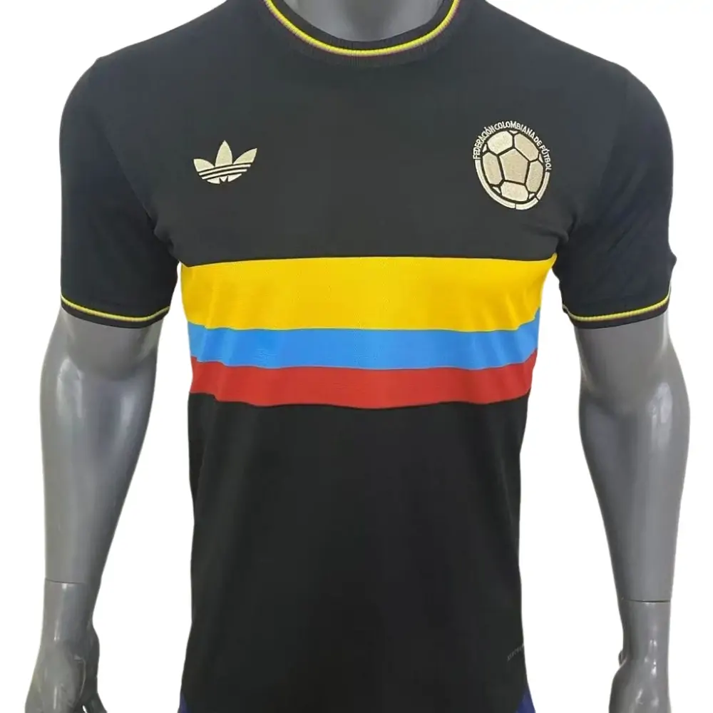 2024-25 Colombia Special Edition 100th Anniversary Black Jersey - Player Edition