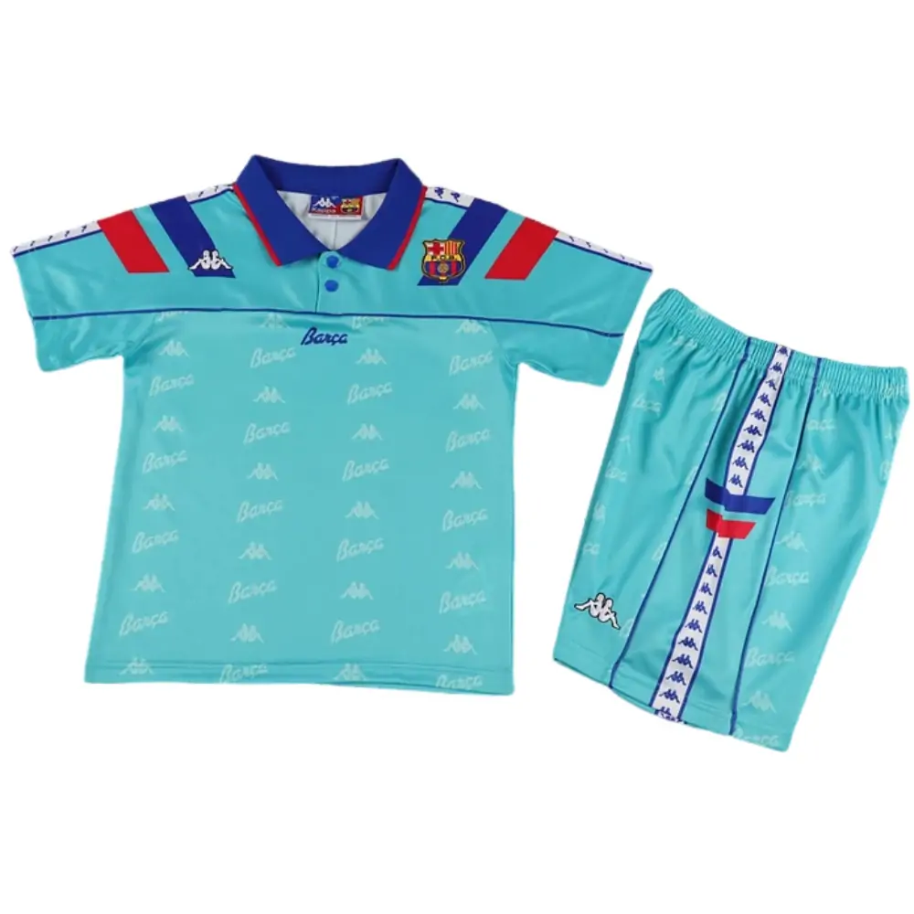 1992-95 Barcelona away retro children's jersey Set - Fans Edition