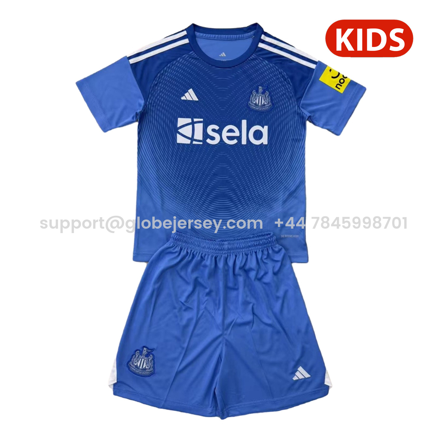 Newcastle United 25-26 Blue Goalkeeper Kids Kit