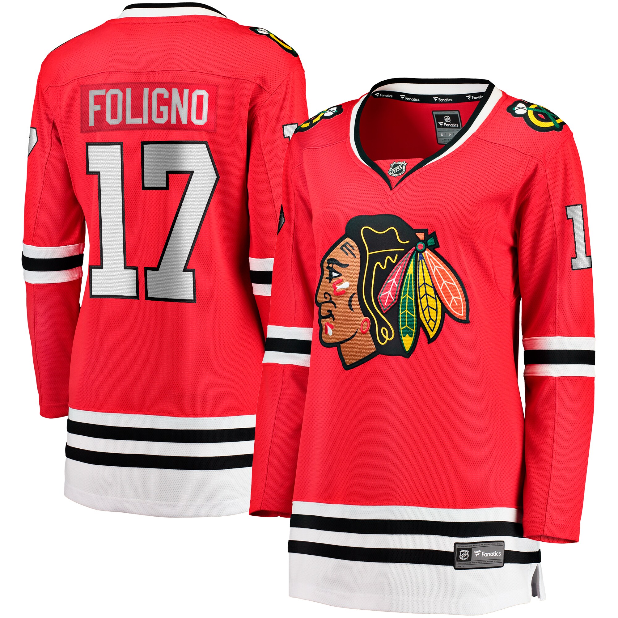 Nick Foligno Chicago Blackhawks Fanatics Women’s Home Breakaway   Jersey – Red