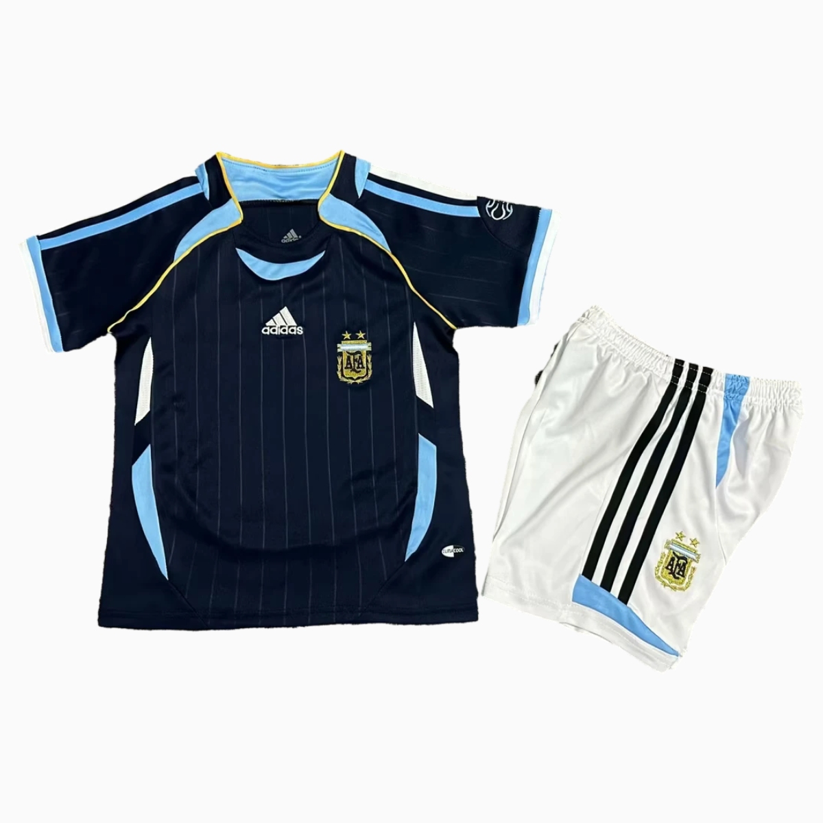 Retro Argentina 2006 Away Kids Kit