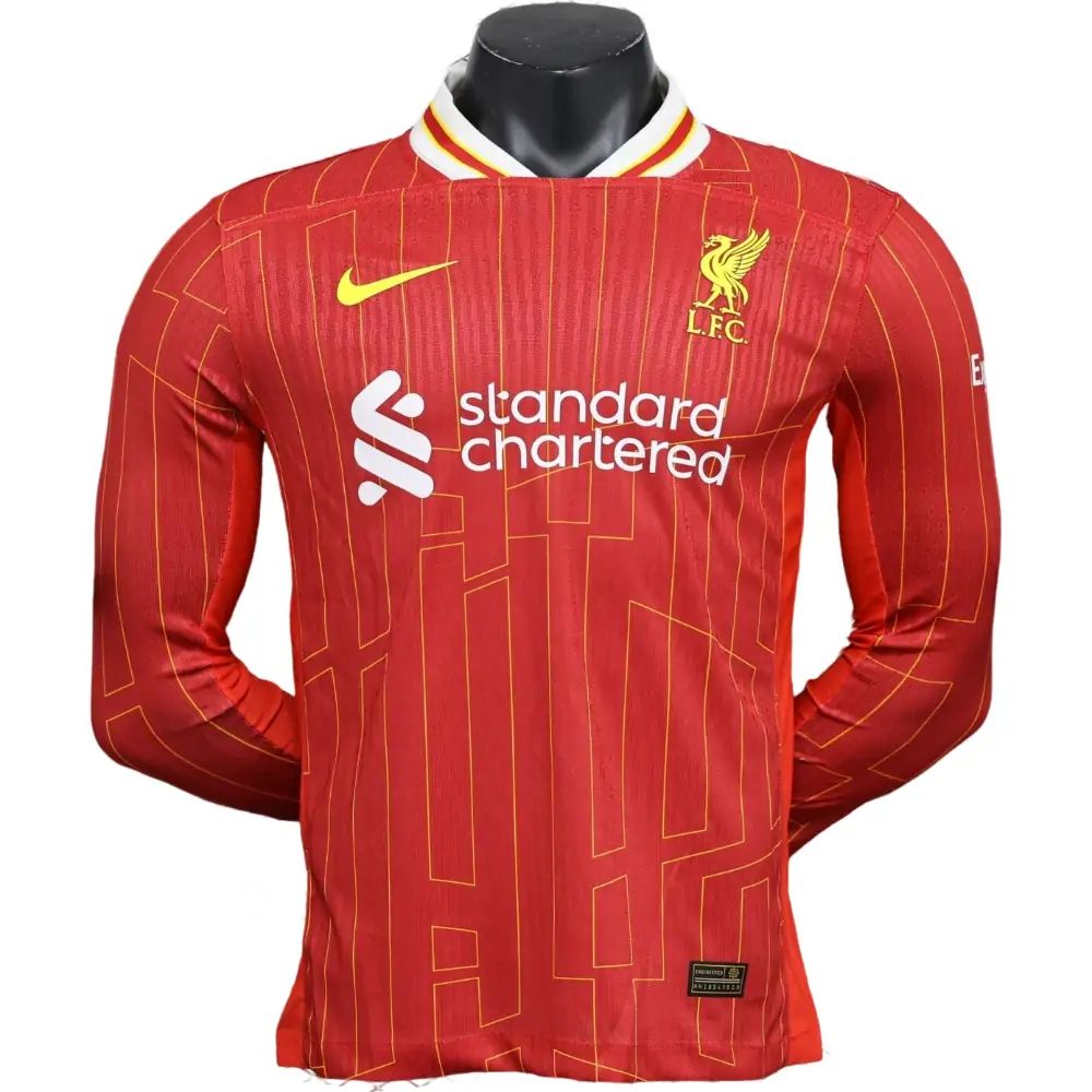 2024/25 LiverpoolHome long sleeve jersey