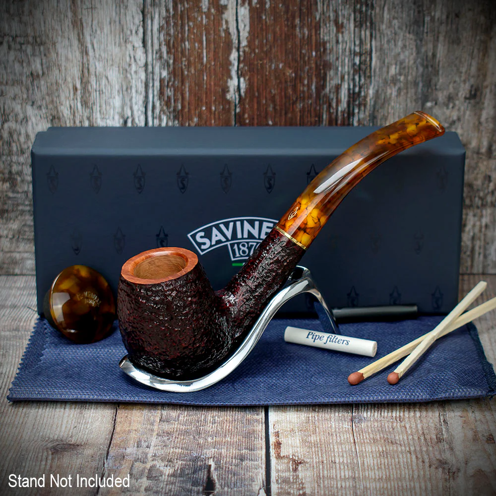 Savinelli Tortuga Rustic Shape No.602 - 6mm Briar Pipe
