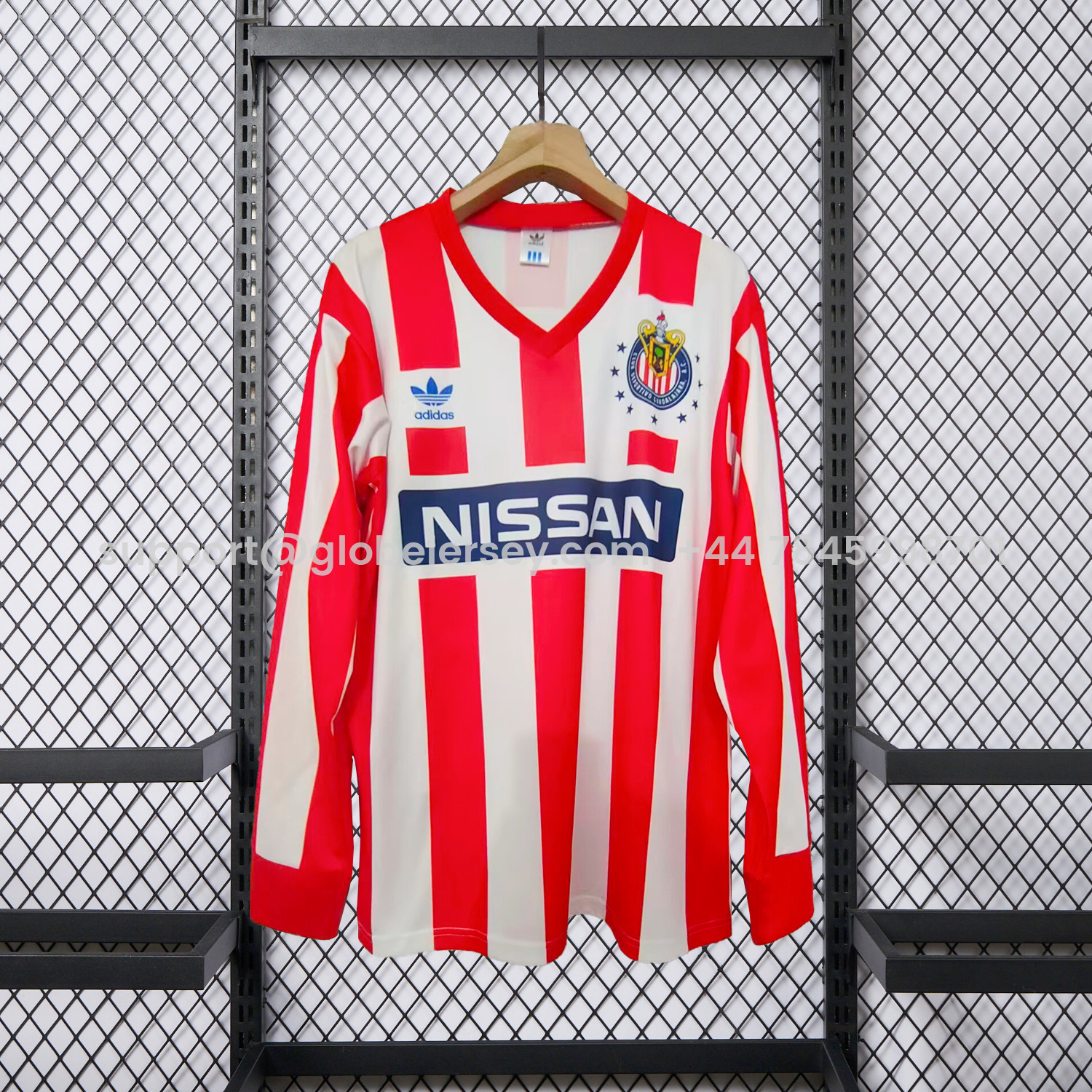 Retro Chivas de Guadalajara 1990-91 Home Long Sleeves Jersey