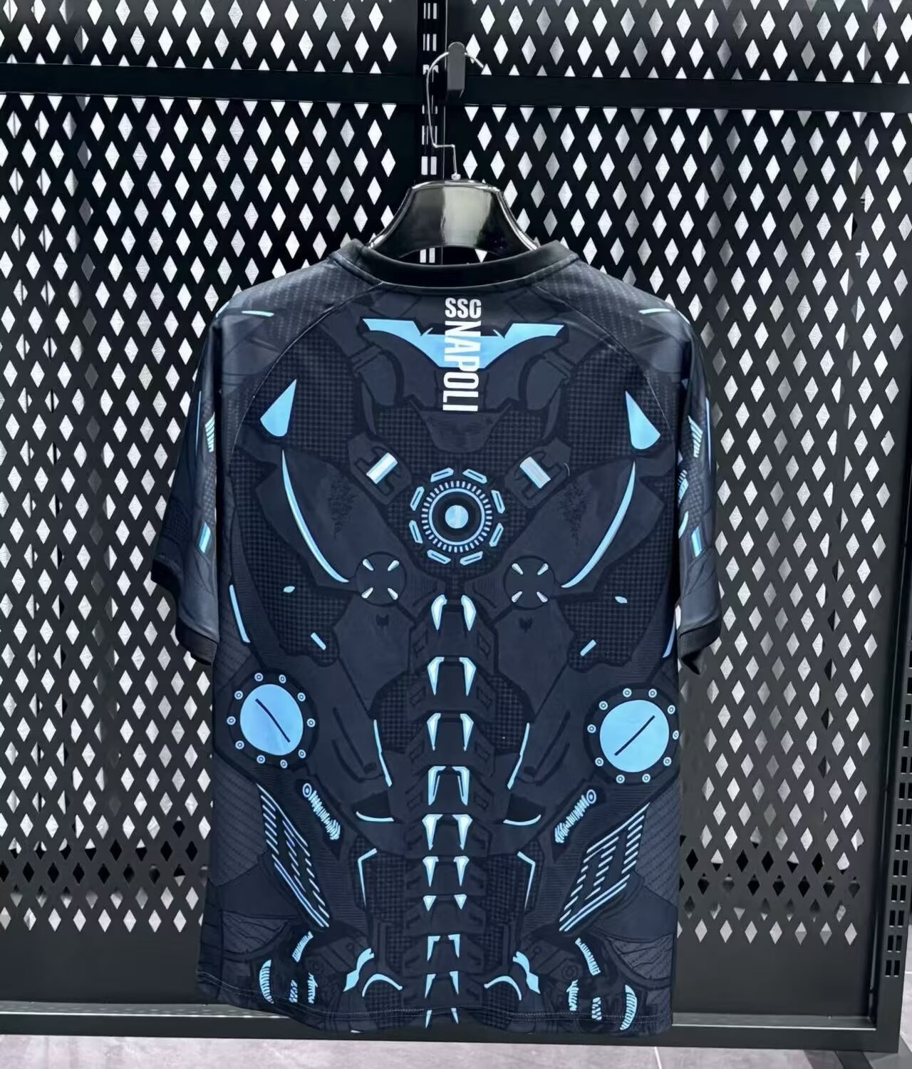 2025-2026 Napoli Training Jersey Black - Fan Edition