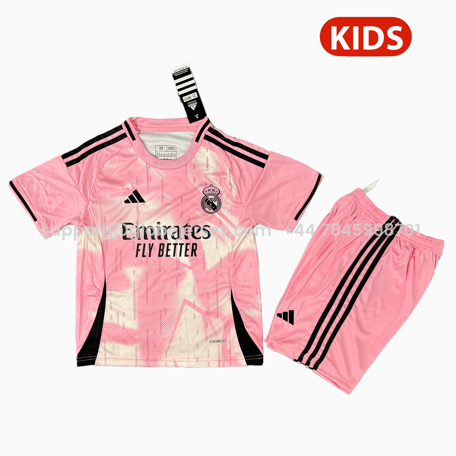 Real Madrid 25-26 Pink And White Special Kids Kit