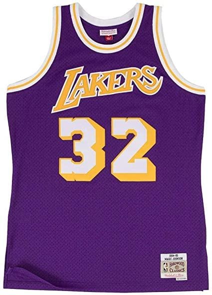 Magic Johnson Los Angeles Lakers Throwback Jersey