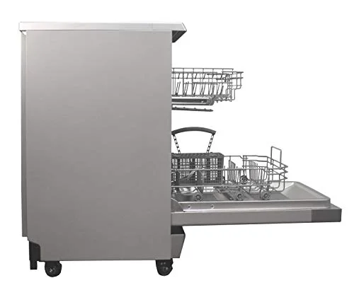 SPT 18�?Stainless Steel Portable Dishwasher with Faucet Adapter, 52 dB