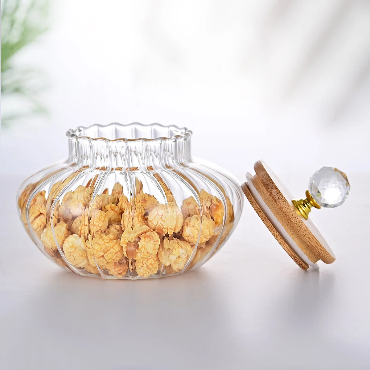 Striped apple jar