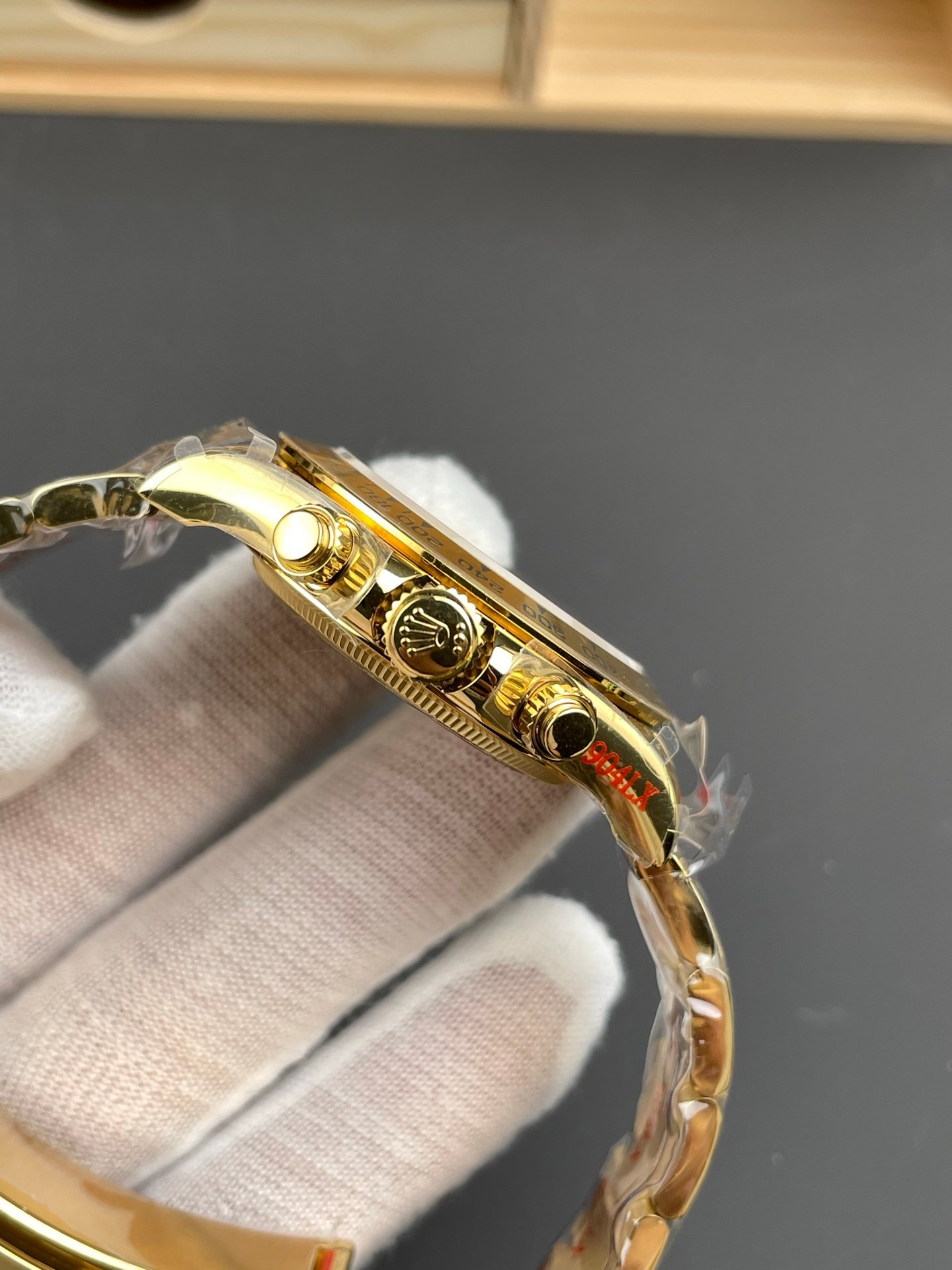 Rolex Daytona Full Gold Black Diamond
