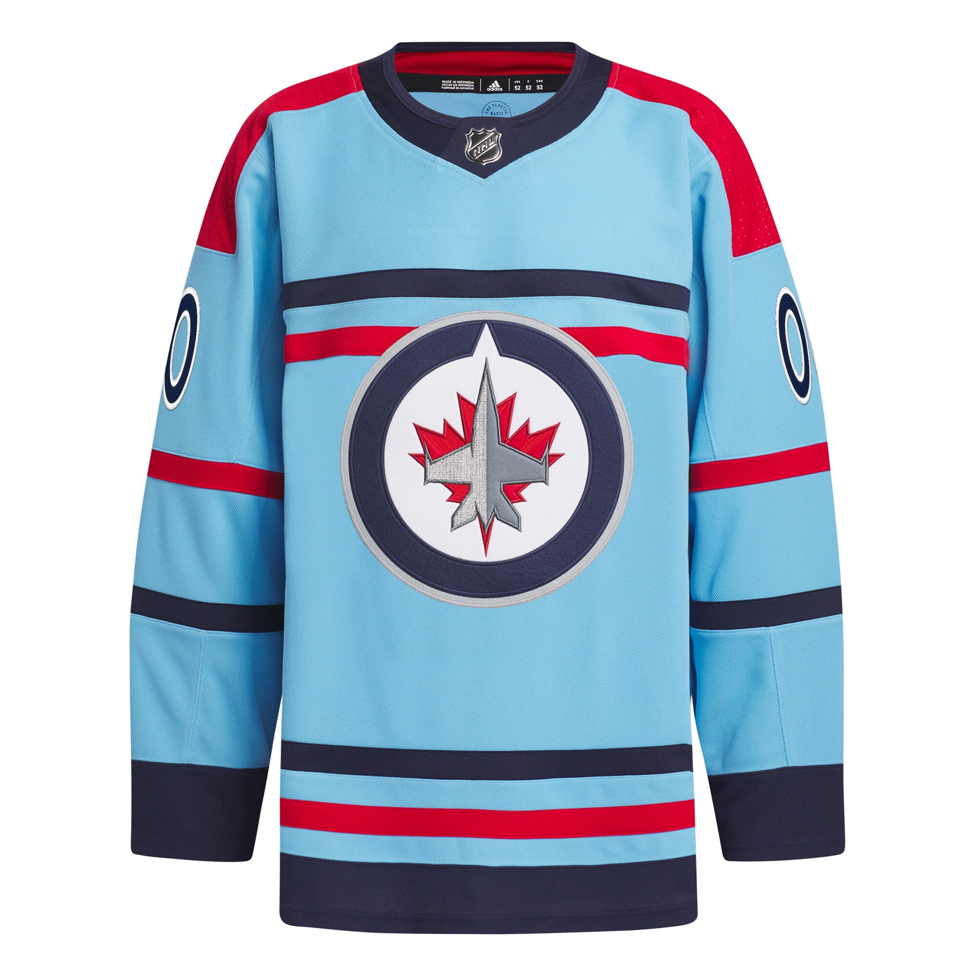 Winnipeg Jets    Anniversary Primegreen  Custom Jersey – Light Blue