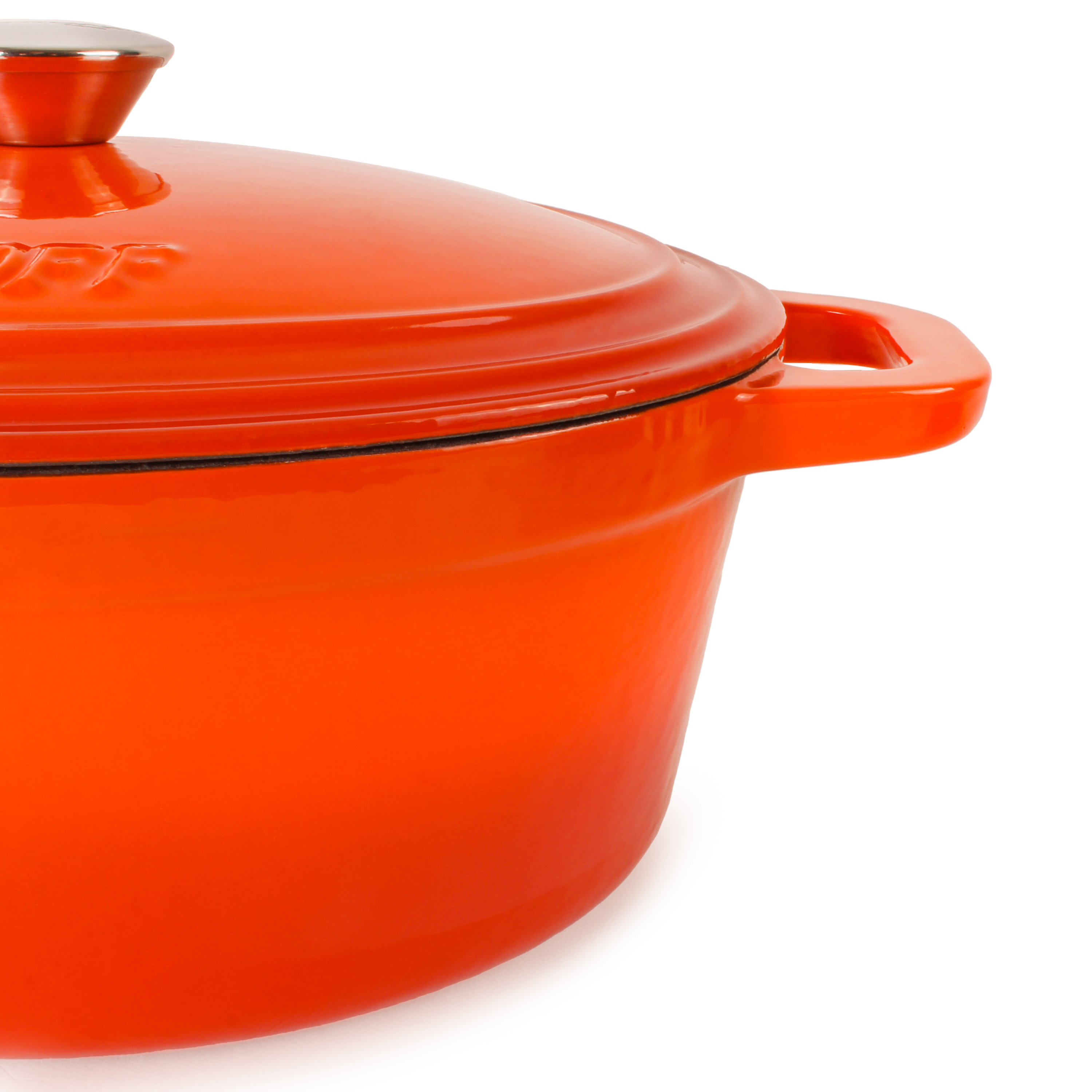 BergHOFF Neo 4Pc Cast Iron Set: 5qt. & 7qt. Covered Dutch Ovens, Green