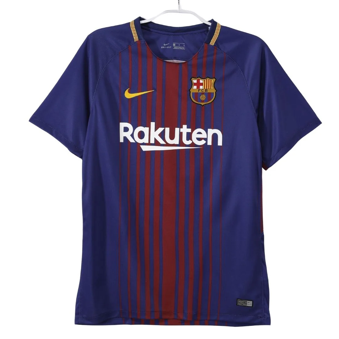 Barcelona 2017/18 Retro Home Soccer Jersey