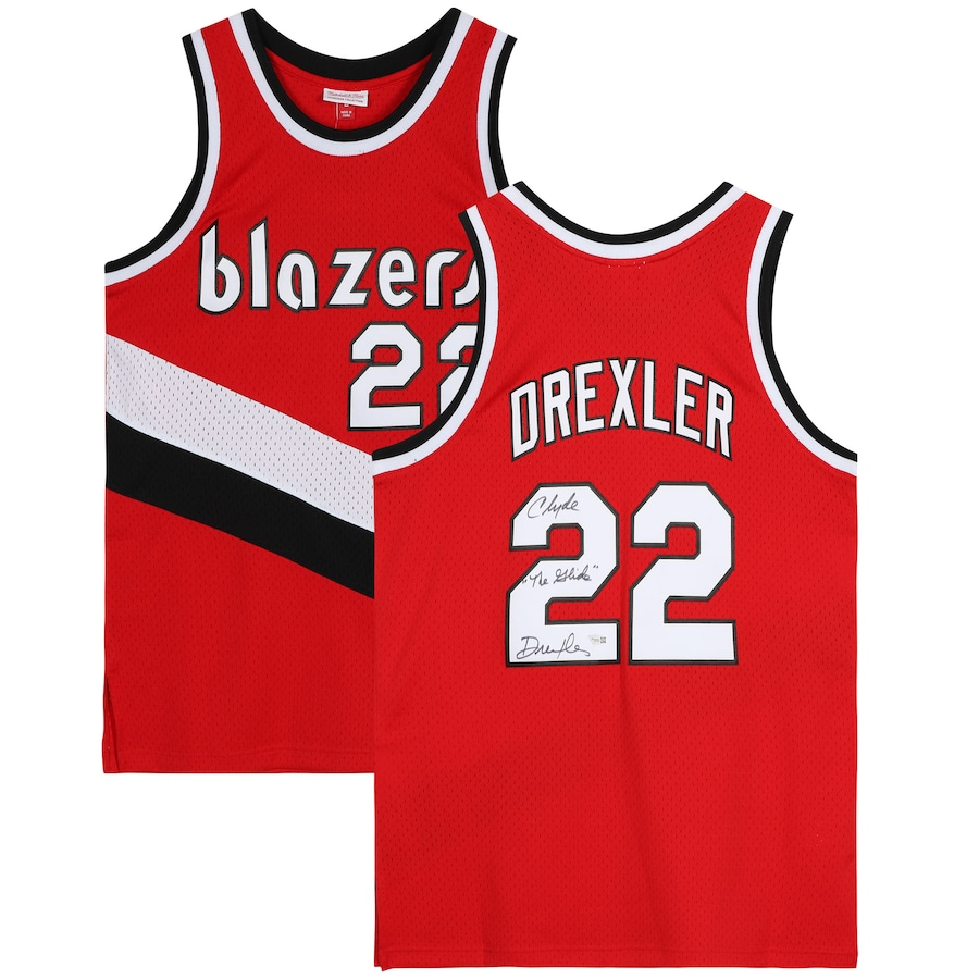 Clyde Drexler Portland Trailblazers Throwback Jersey