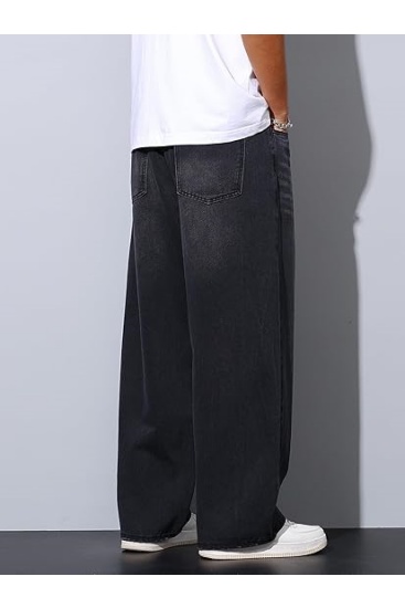 Mens Wide Leg Baggy Jeans