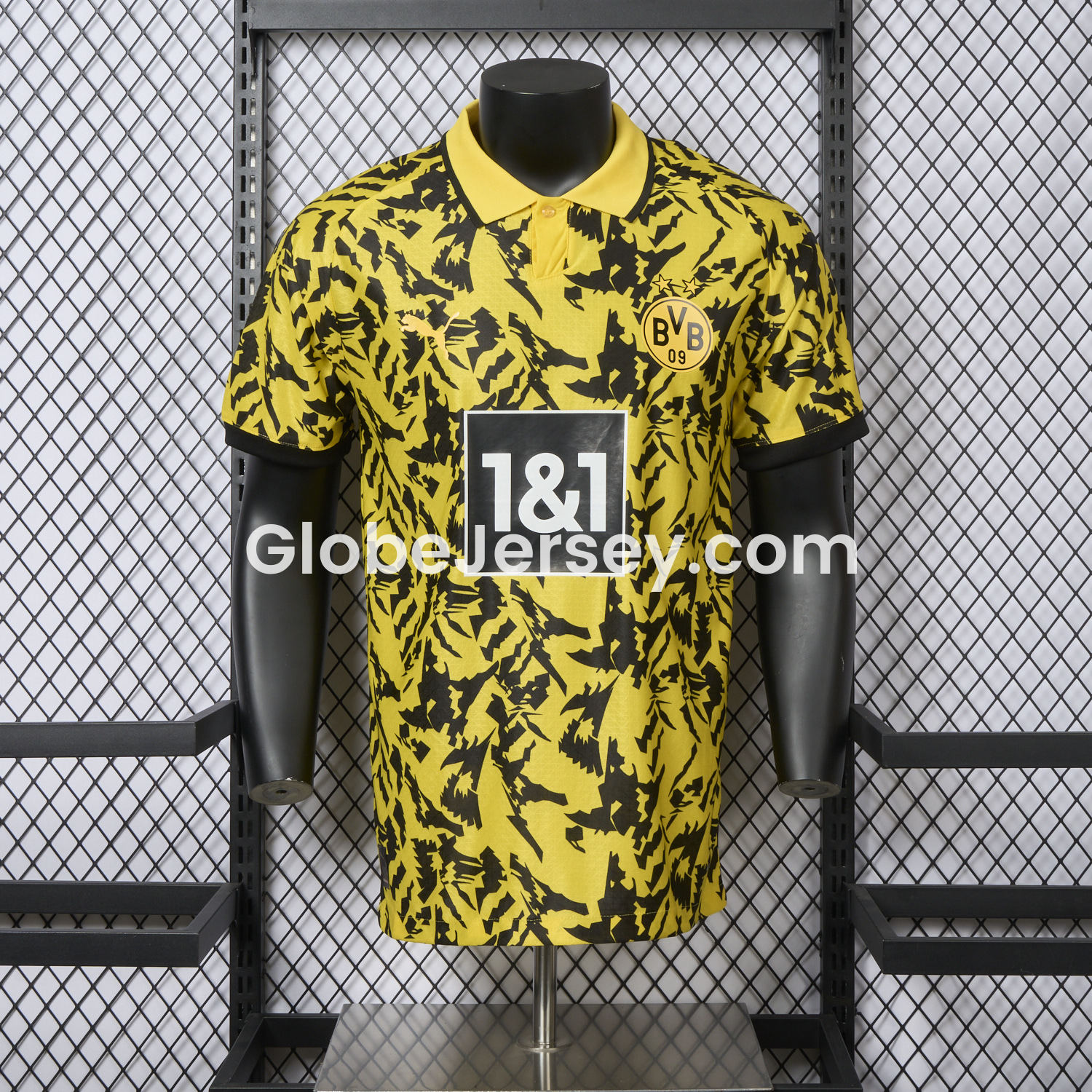 Dortmund 25-26 Black Disordered Texture Yellow Special Jersey - Player Version