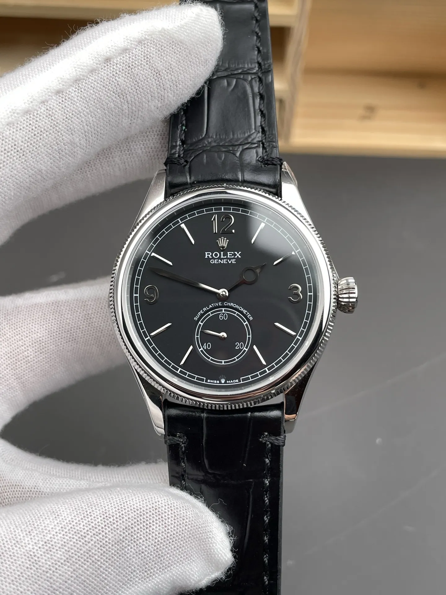 Rolex Perpetual 1908 Black Dial 39mm