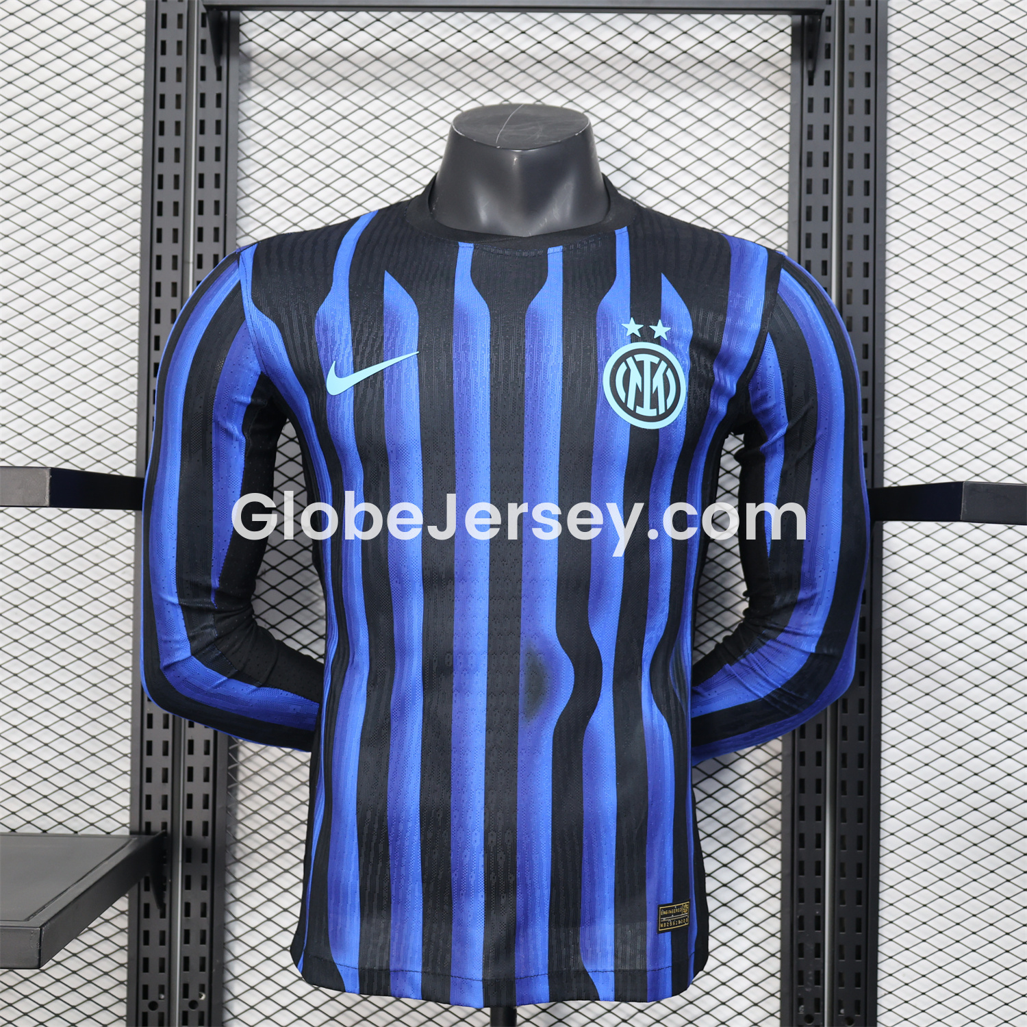 Inter Milan 25-26 Home Long Sleeve Jersey - Player Version