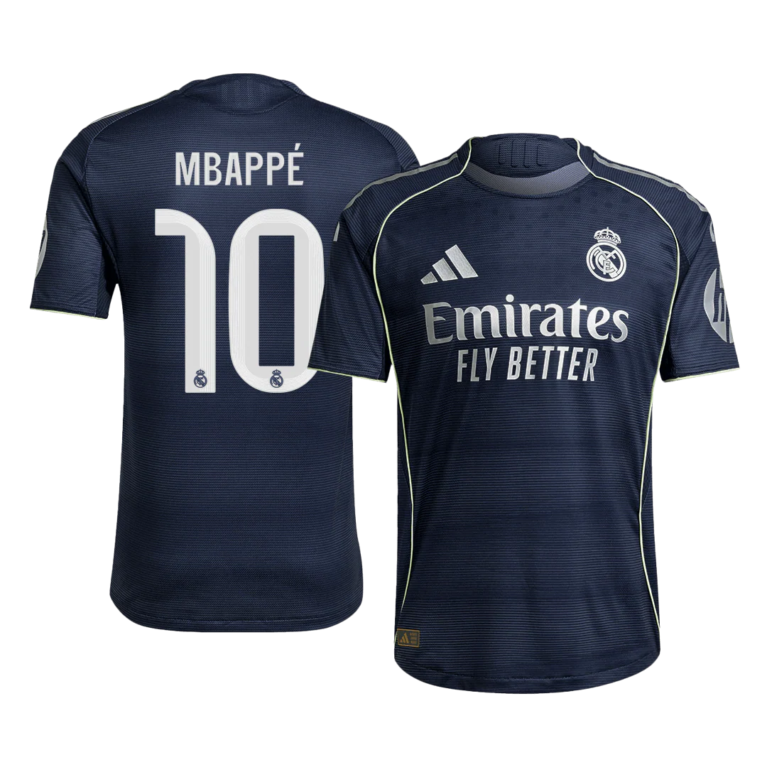 MBAPPÉ #10 Real Madrid Away Player Version Soccer Jersey 2025/26