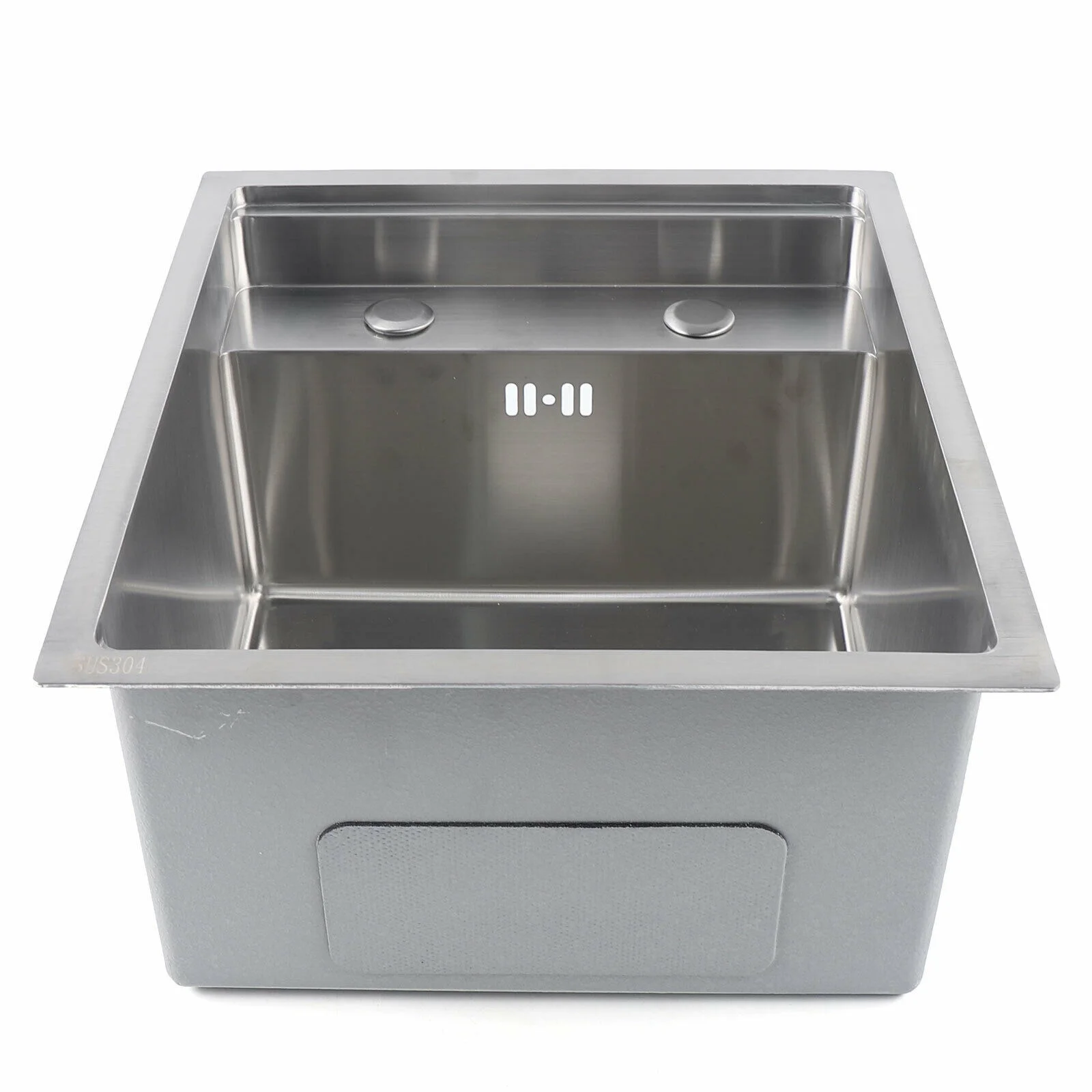 Hidden Kitchen Sink Stainless Small Size Single Bowl Bar Sink with Folding Faucet