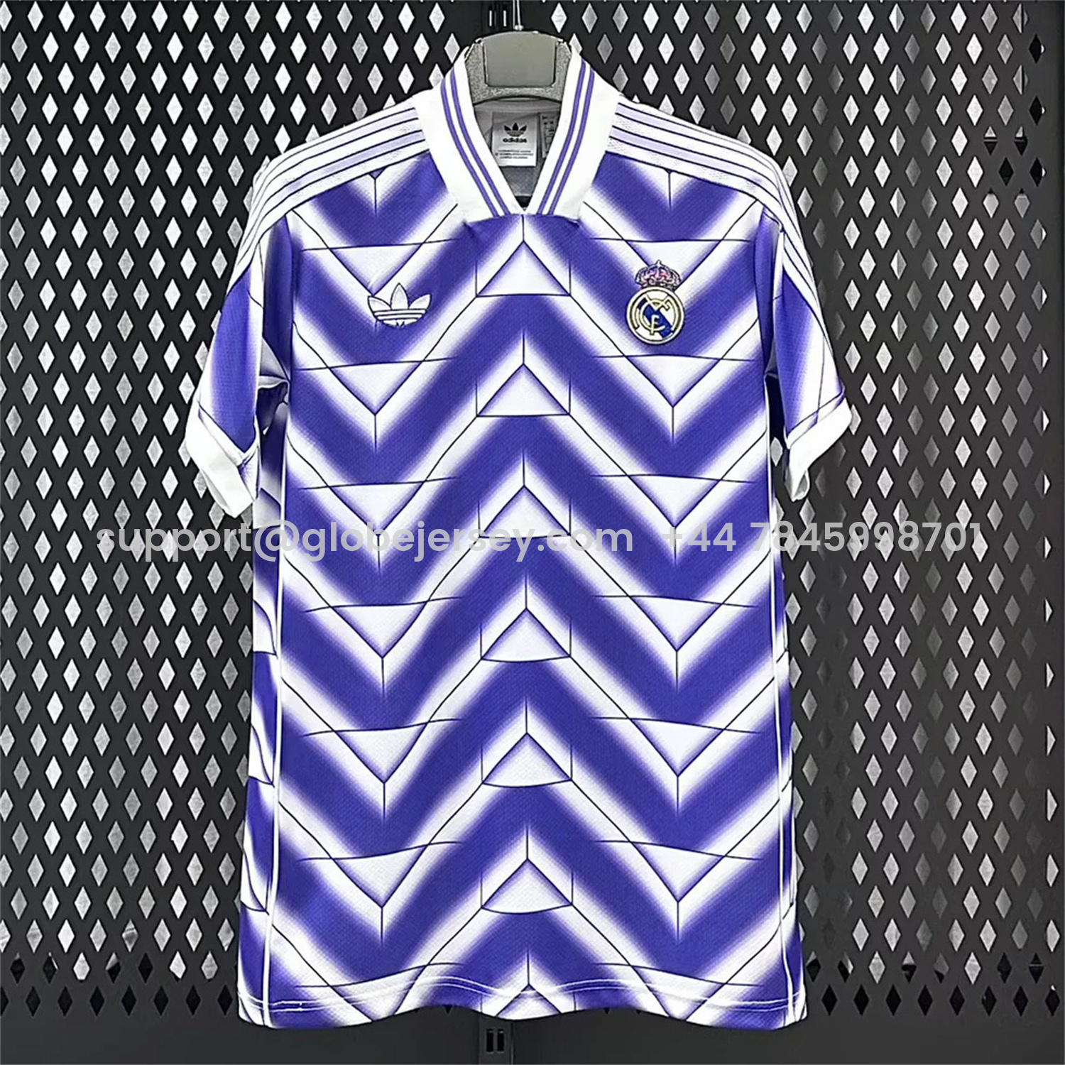 Real Madrid 25-26 Refracted Purple Light White Special Jersey - Fans Version