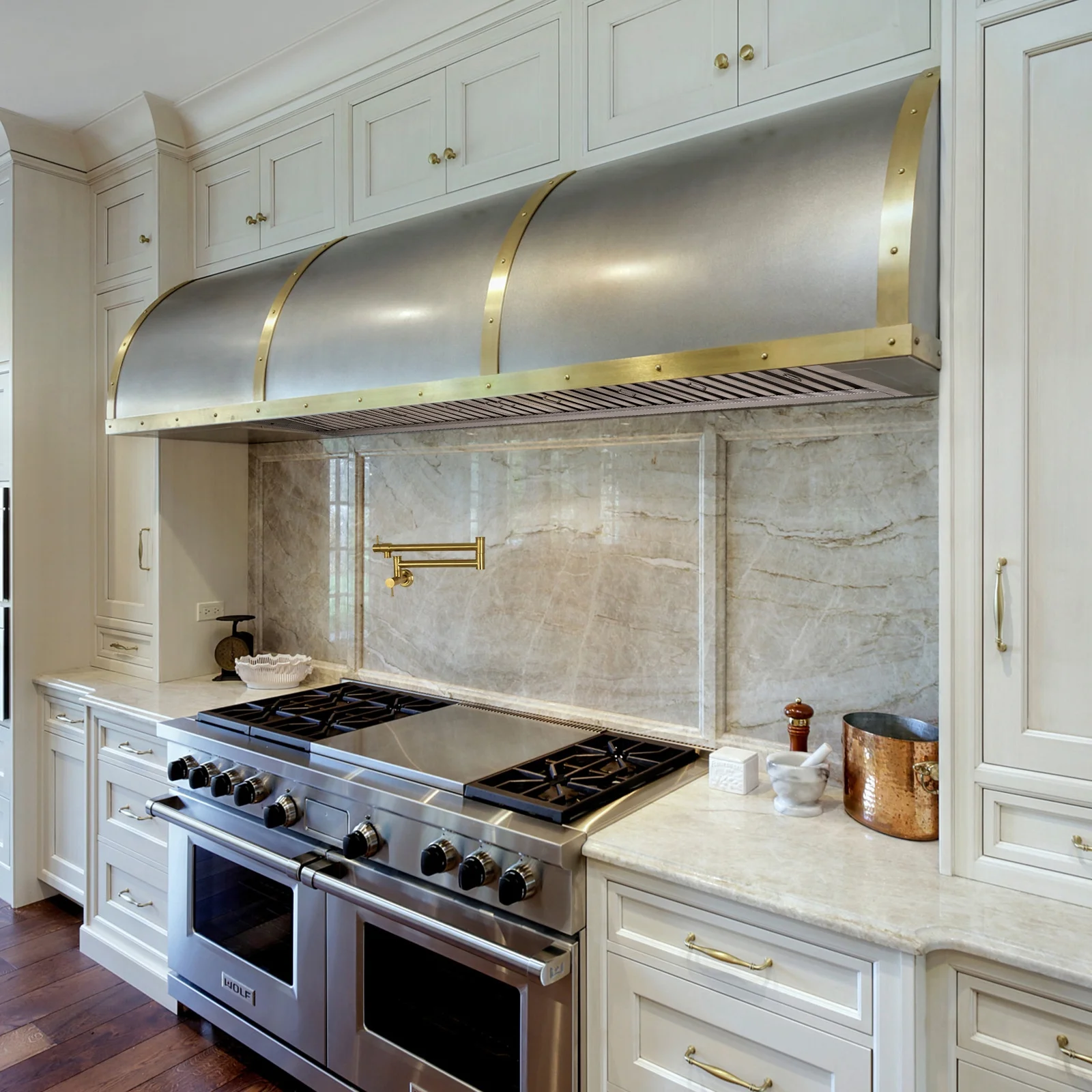 Akicon 48 Inch Range Hood Insert, Stainless Steel 8