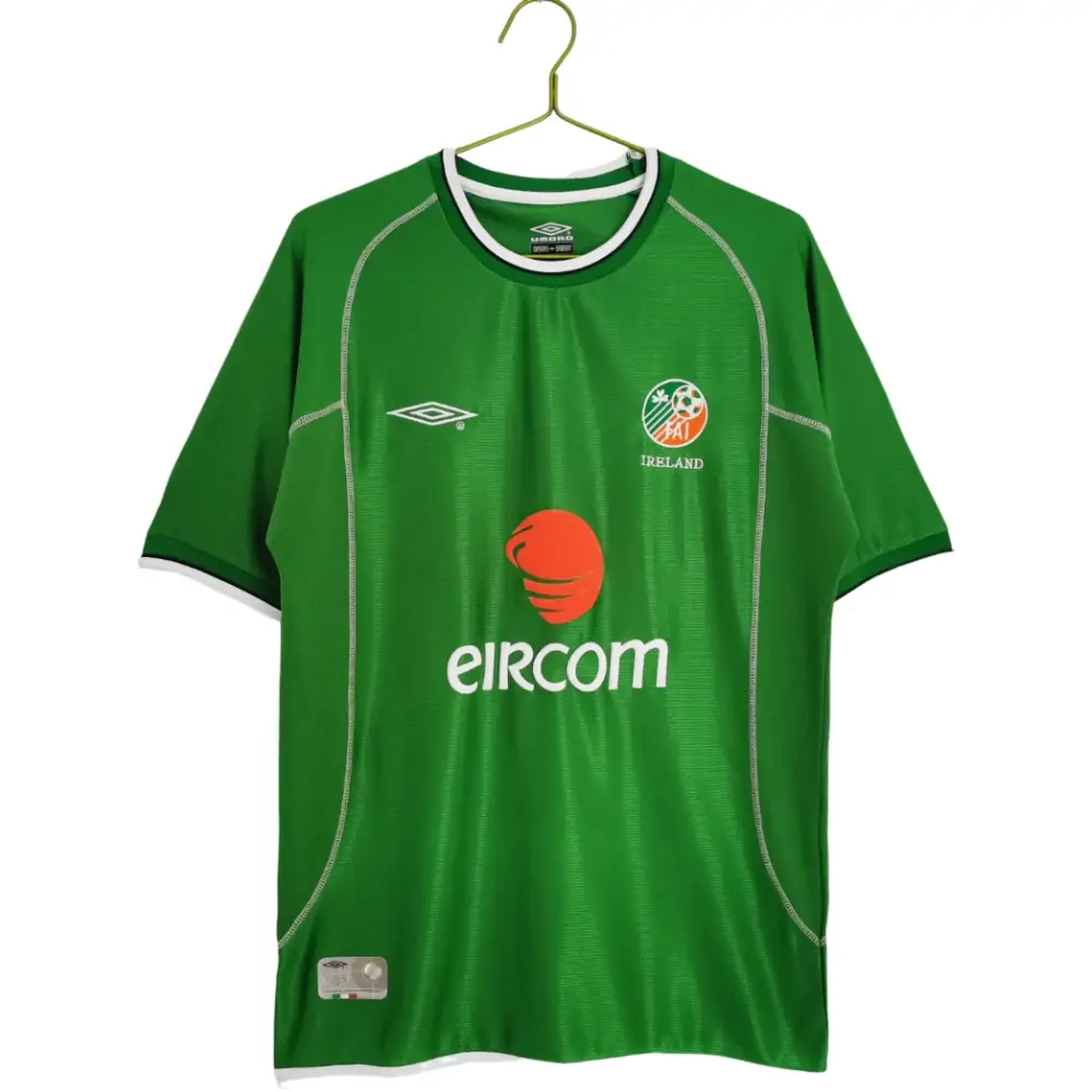 2002 Ireland home retro jersey - Fans Edition