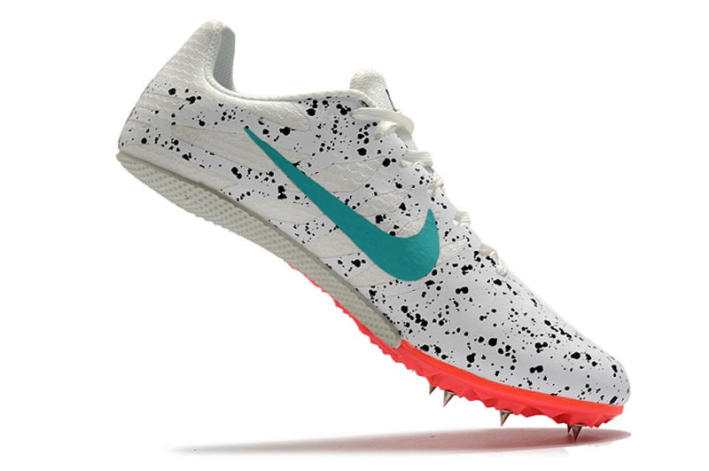 Knitted S9 white and red color matching sprint track and field shoes Nike Zoom Rival S9