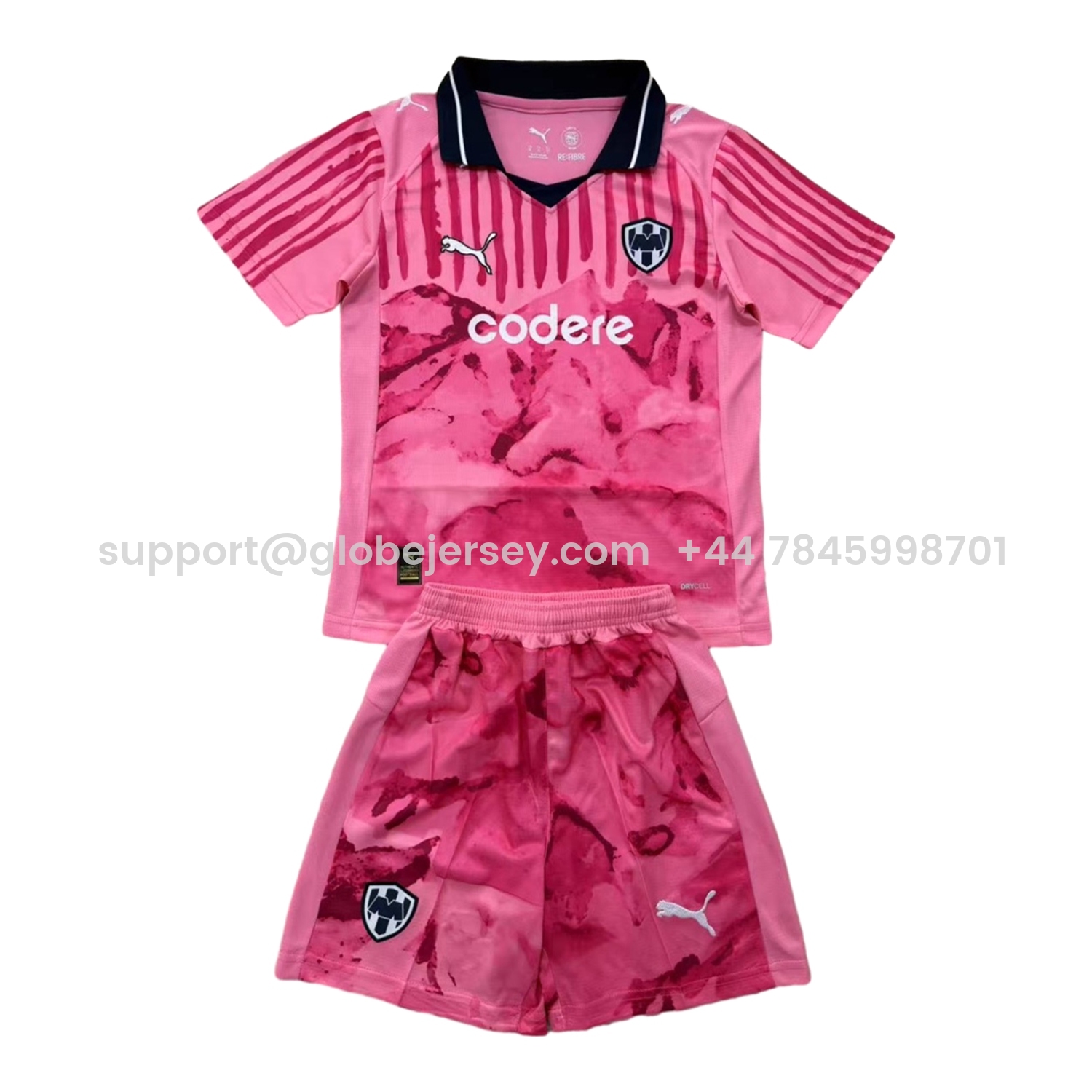 Rayados Monterrey 25-26 Pink Goalkeeper Men's Adult Jersey Set - Fans Version