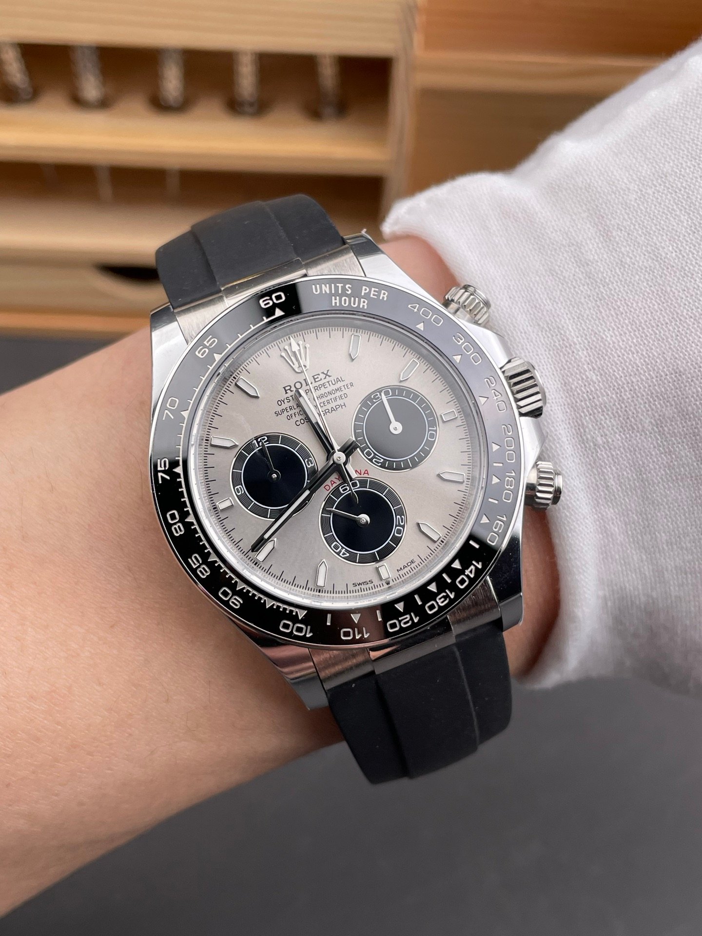 Rolex Daytona Grey Rubber
