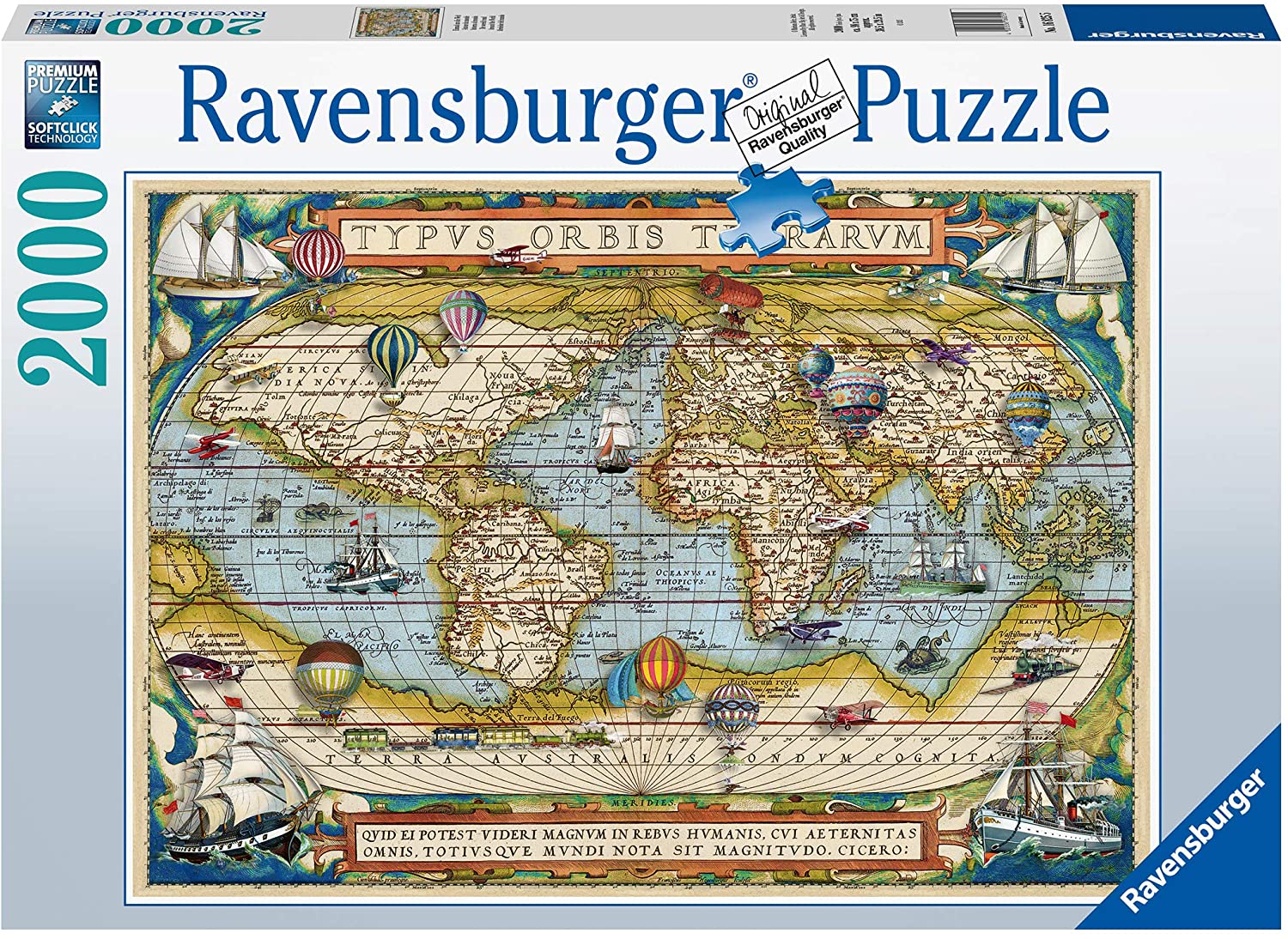 Around the World – 2000 Piece Jigsaw Puzzle (Ravensburger)