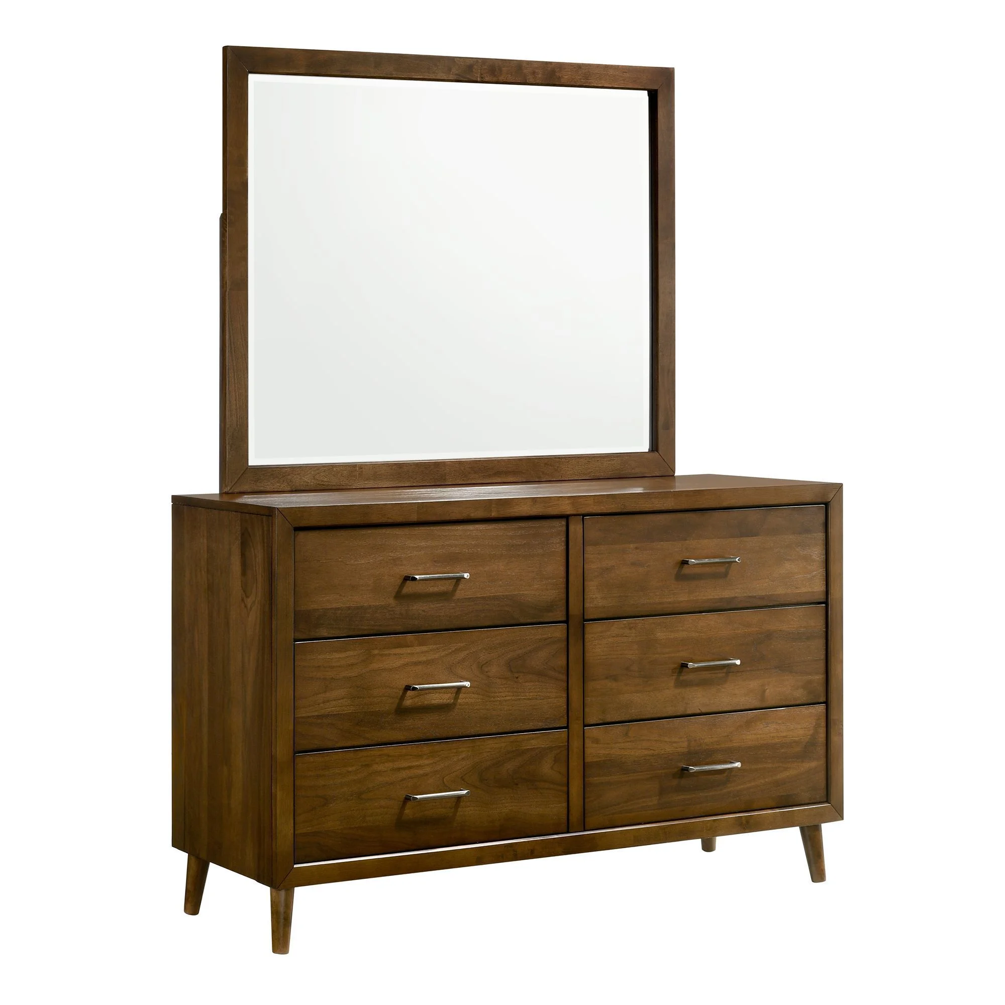 Elements Zuma Queen Panel 5PC Bedroom Set in Walnut